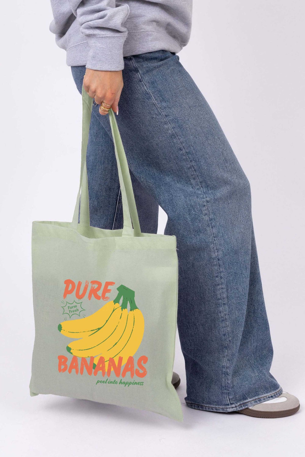 Pure Banana Printed Tote Bag
