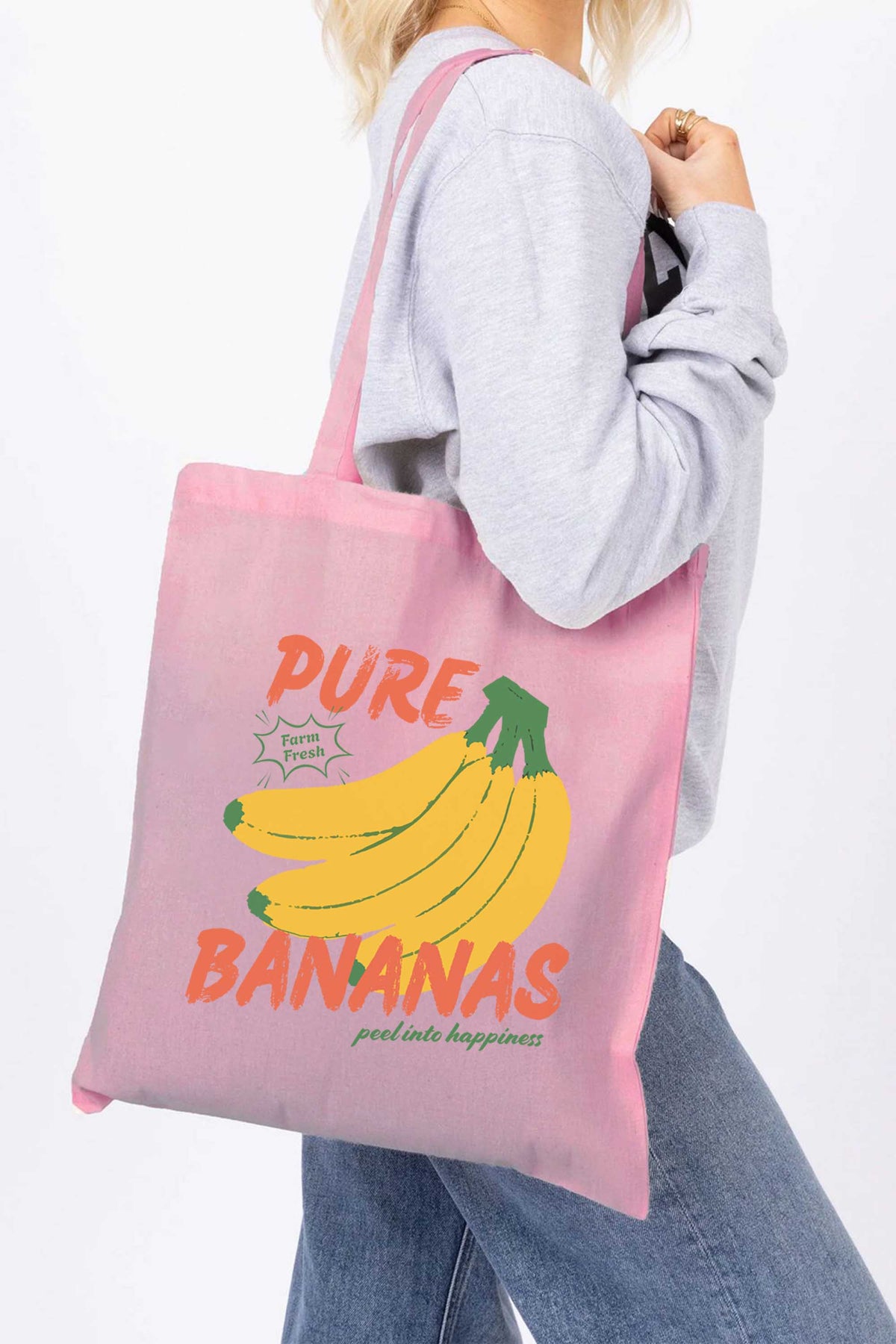 Pure Banana Printed Tote Bag