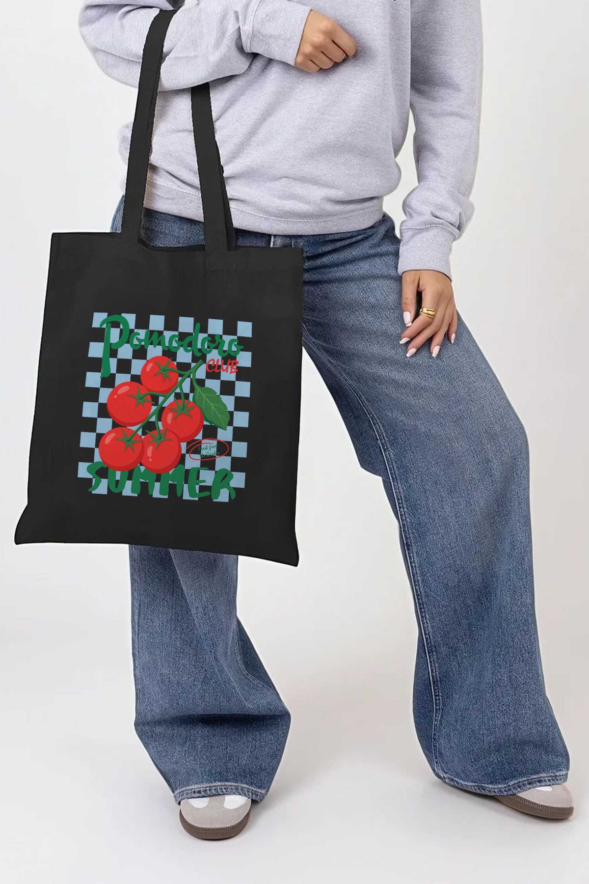 Pomodoro Club Printed Tote Bag