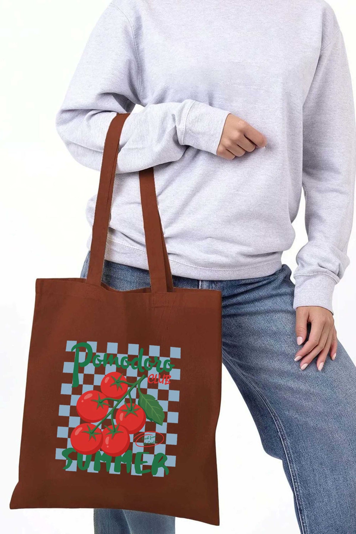 Pomodoro Club Printed Tote Bag