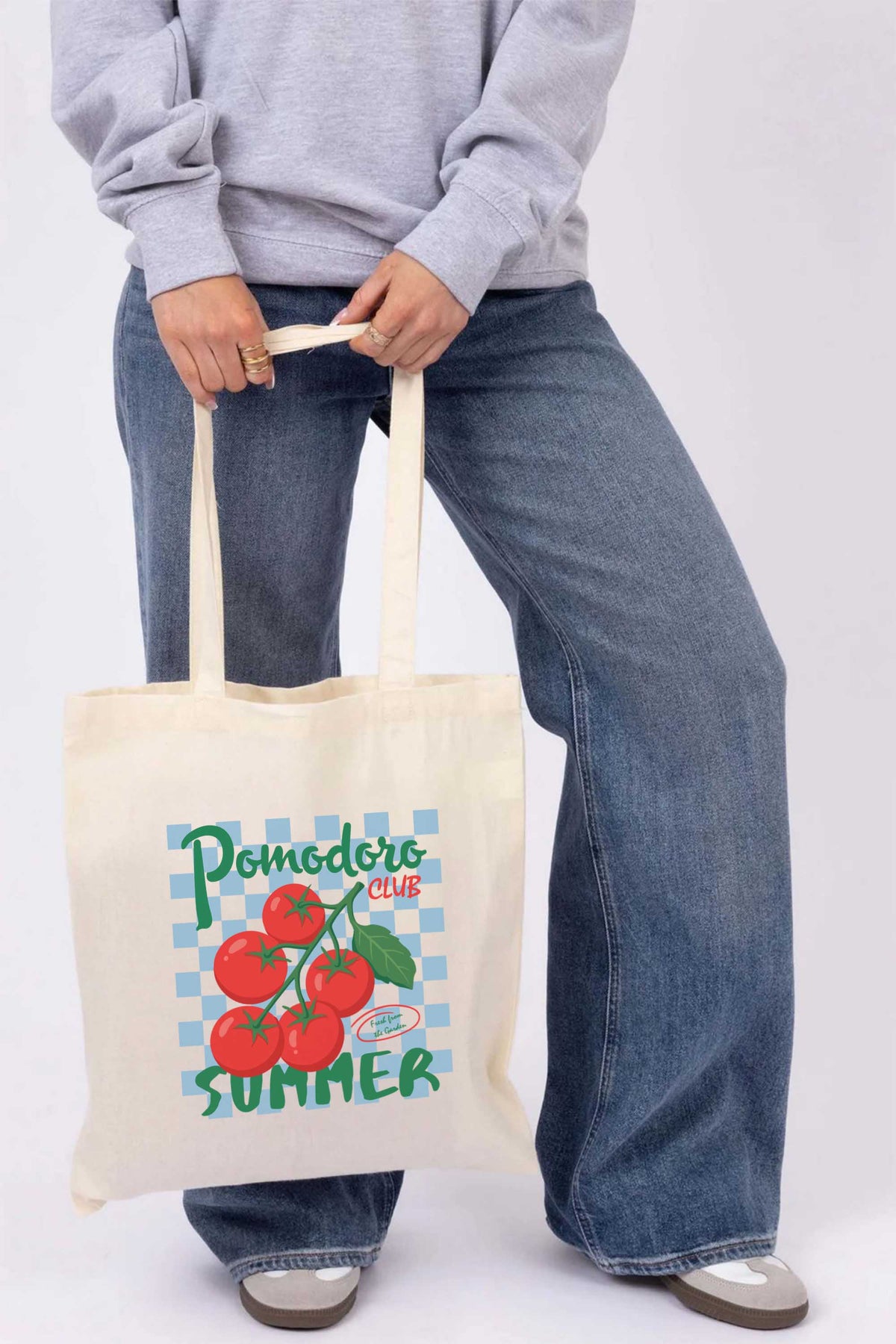 Pomodoro Club Printed Tote Bag