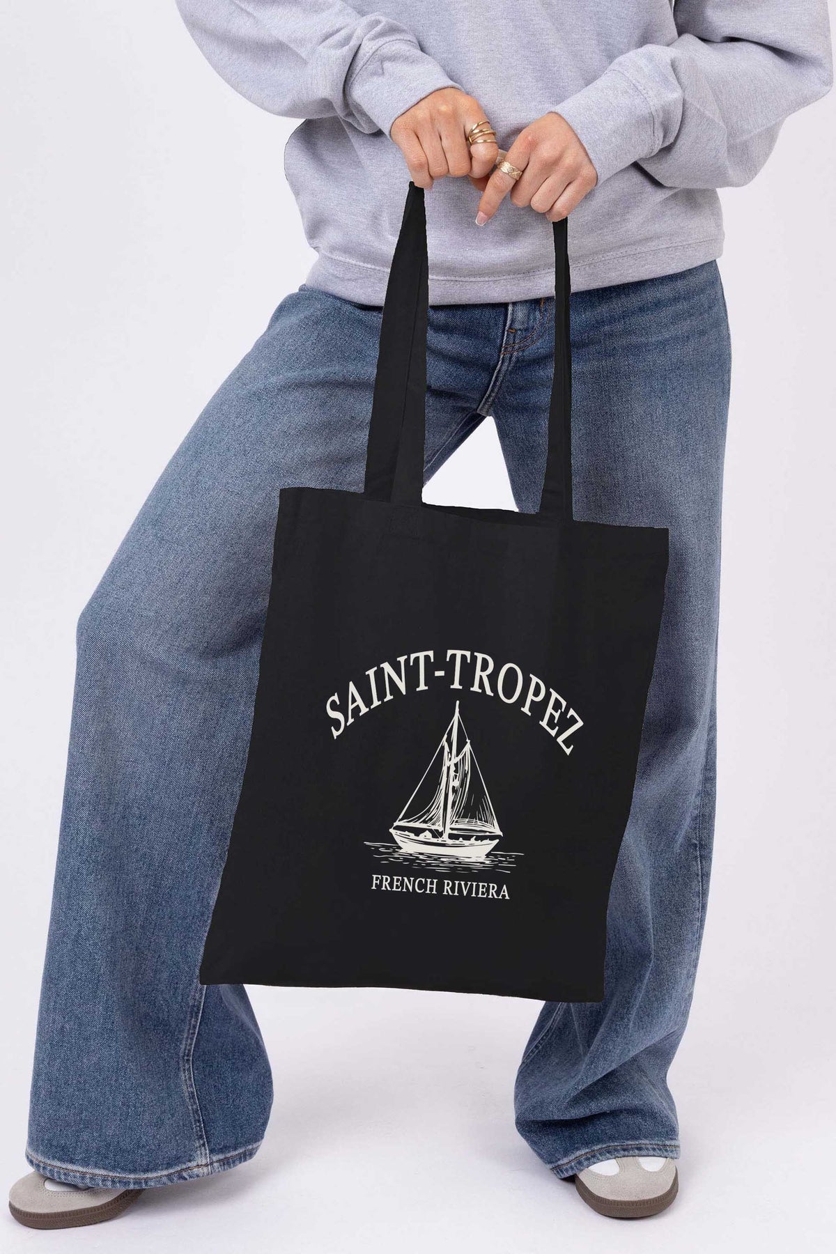 Saint-Tropez Printed Tote Bag