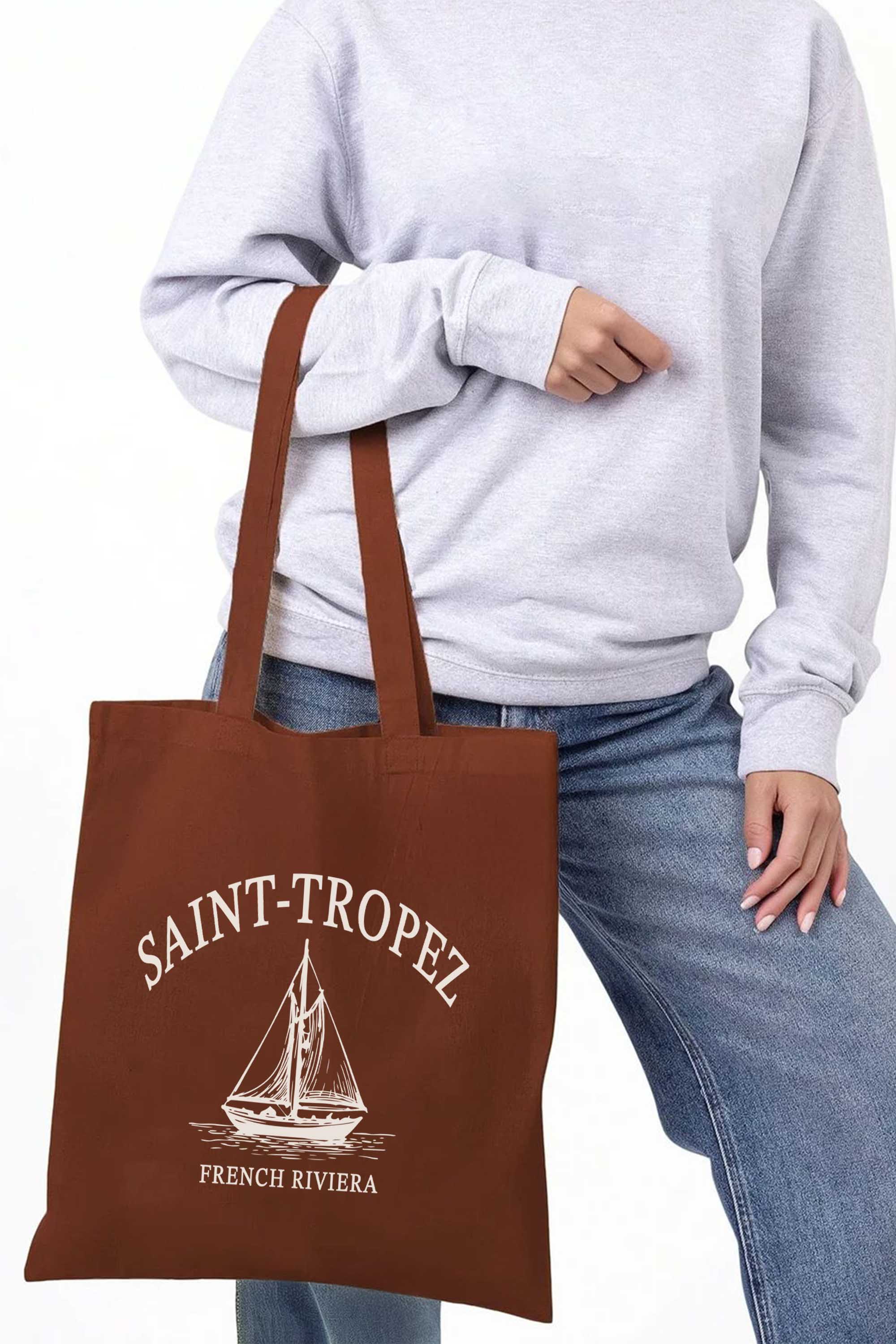 Saint-Tropez Printed Tote Bag