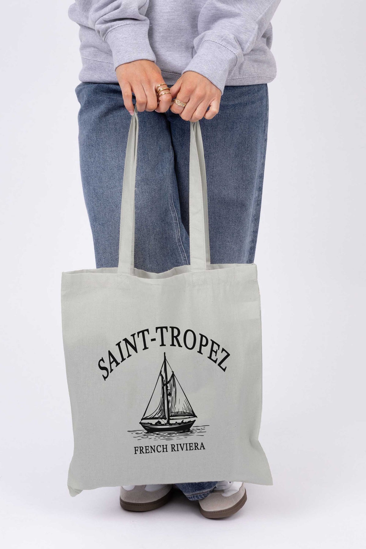 Saint-Tropez Printed Tote Bag