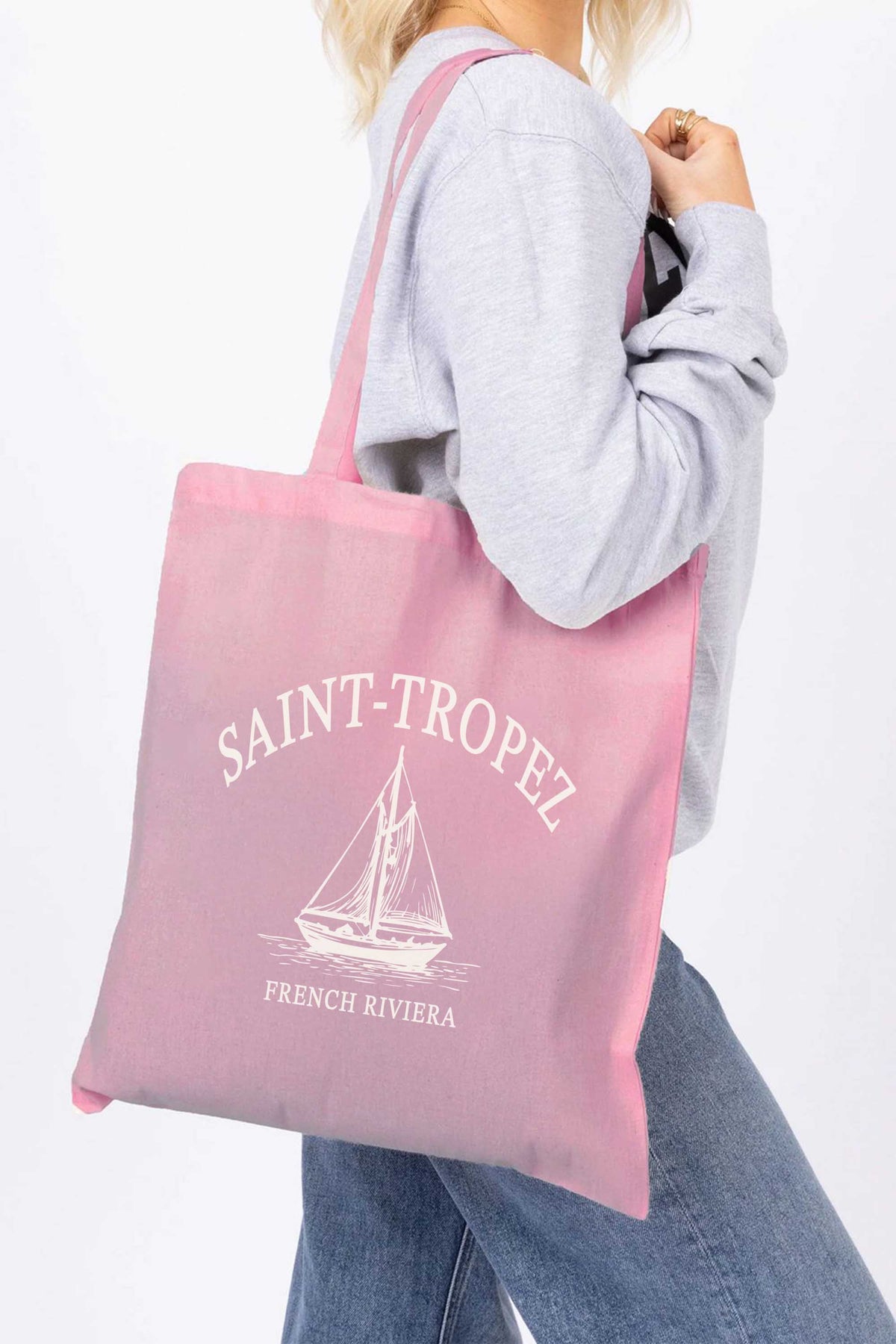Saint-Tropez Printed Tote Bag
