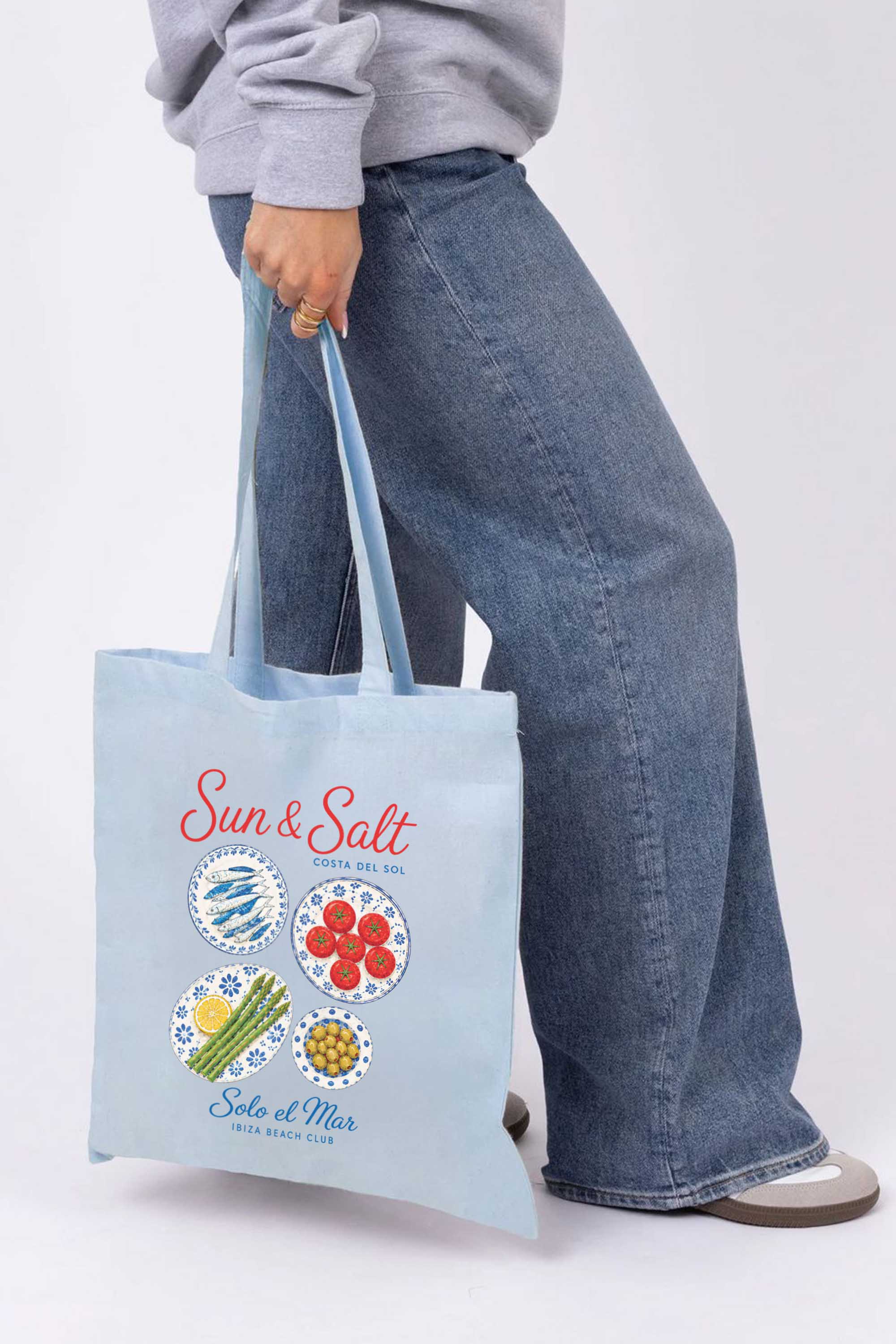 Sun And Salt Food Printed Tote Bag