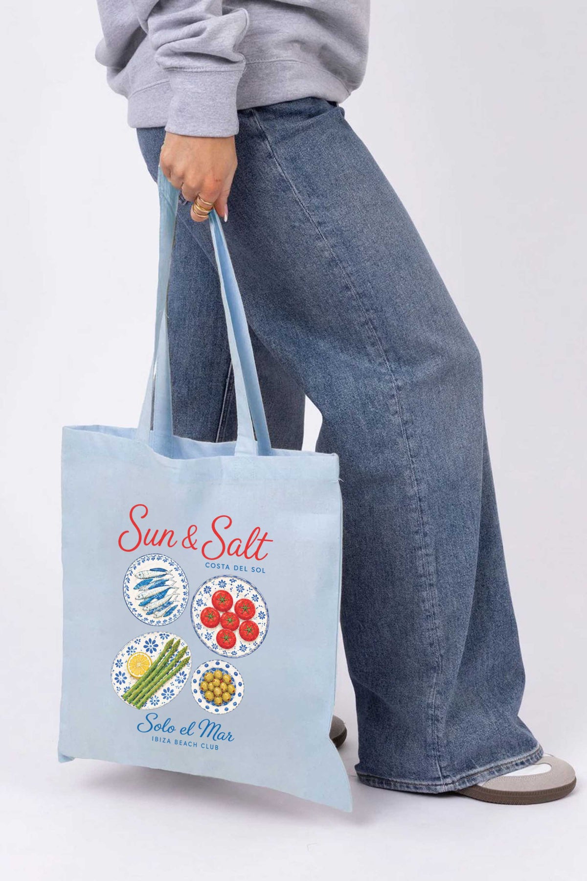 Sun And Salt Food Printed Tote Bag