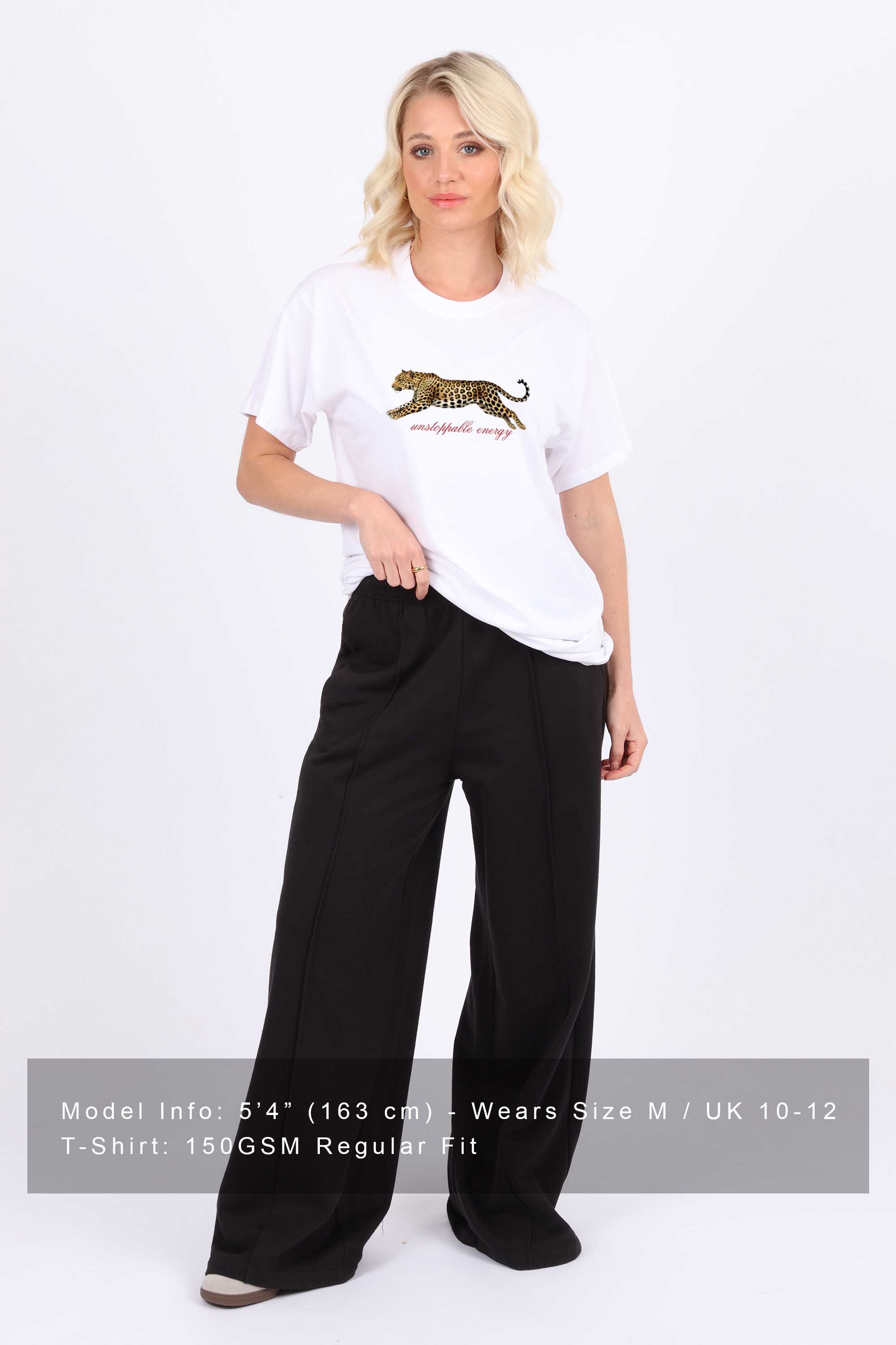 Unstoppable Energy Leopard Printed T-Shirt