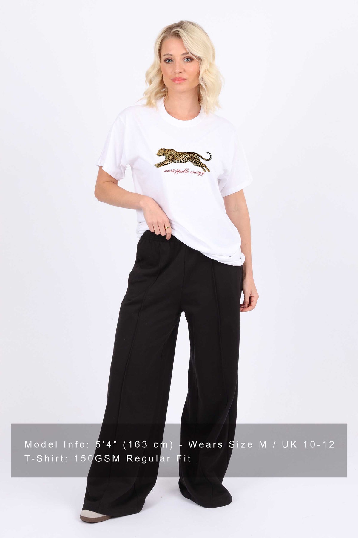 Unstoppable Energy Leopard Printed T-Shirt