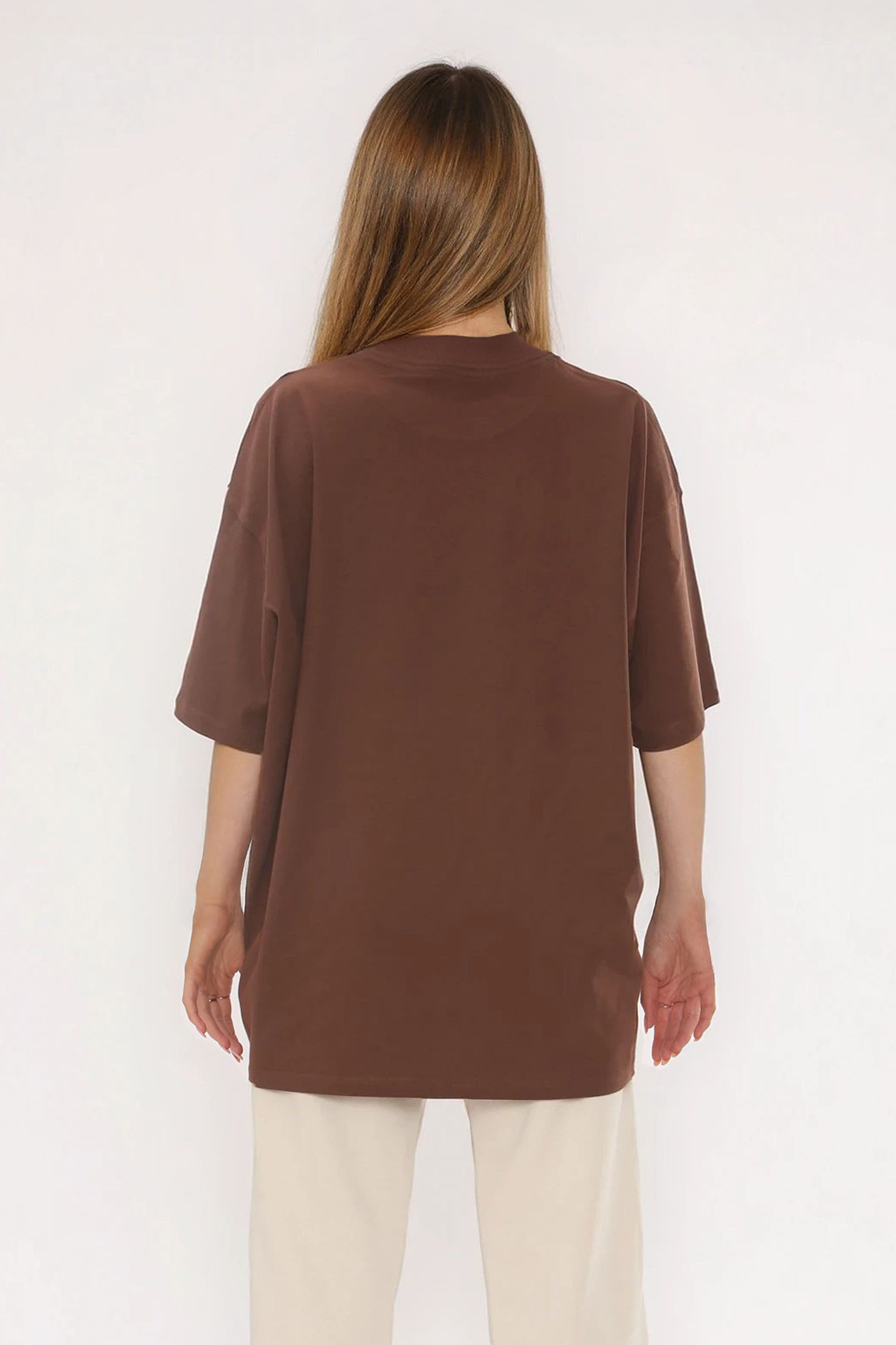 220GSM Oversized T-Shirt In Untamed Cowboy Print