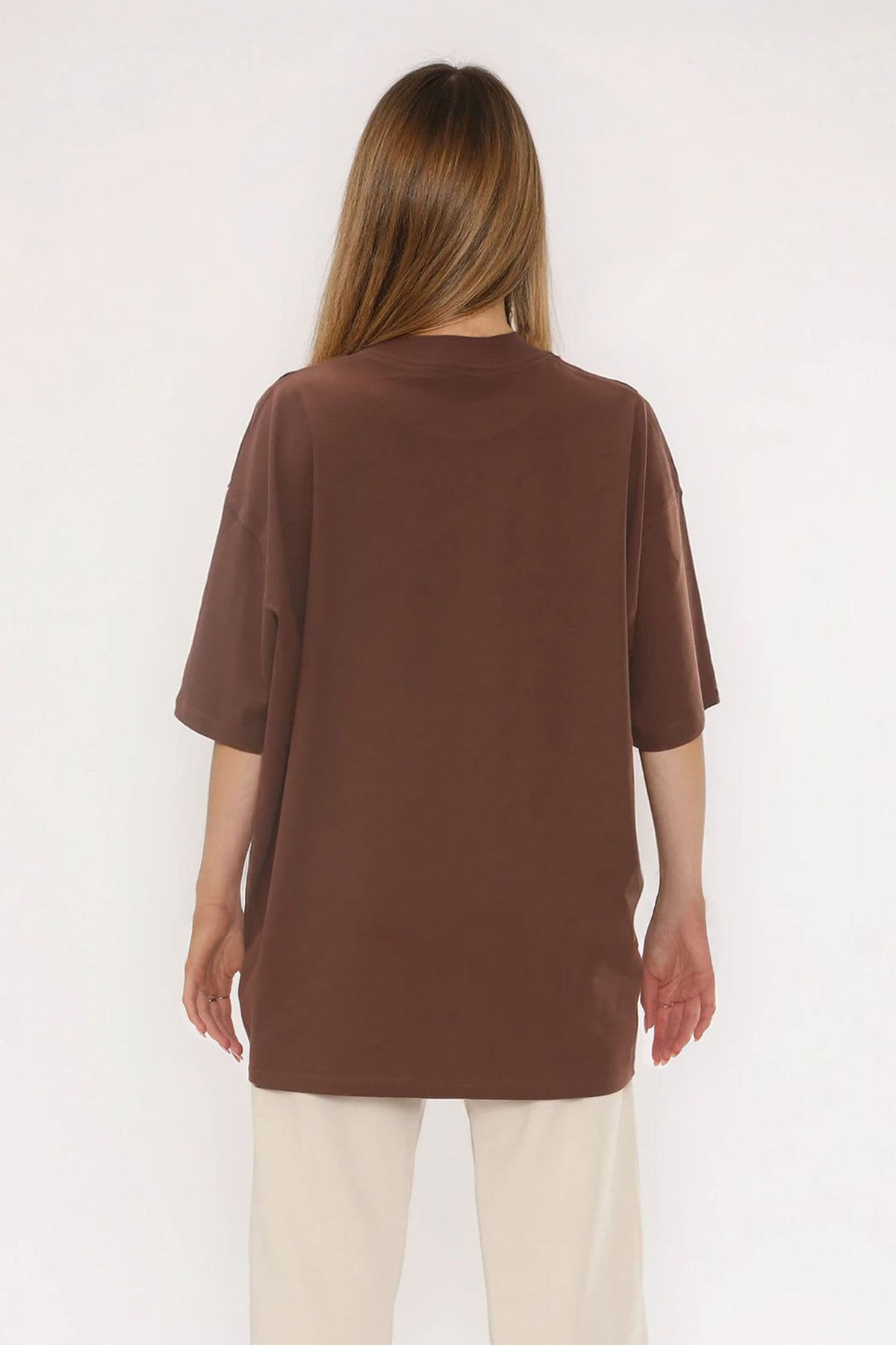 220GSM Oversized T-Shirt In Untamed Cowboy Print