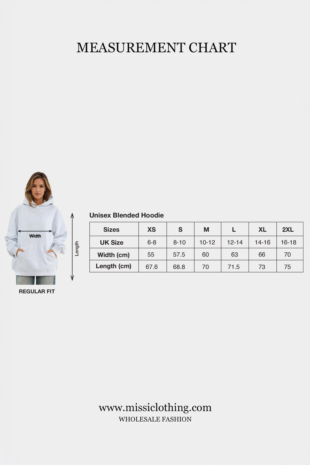 Unisex 280GSM Ringspun Blended Plain Hoodie
