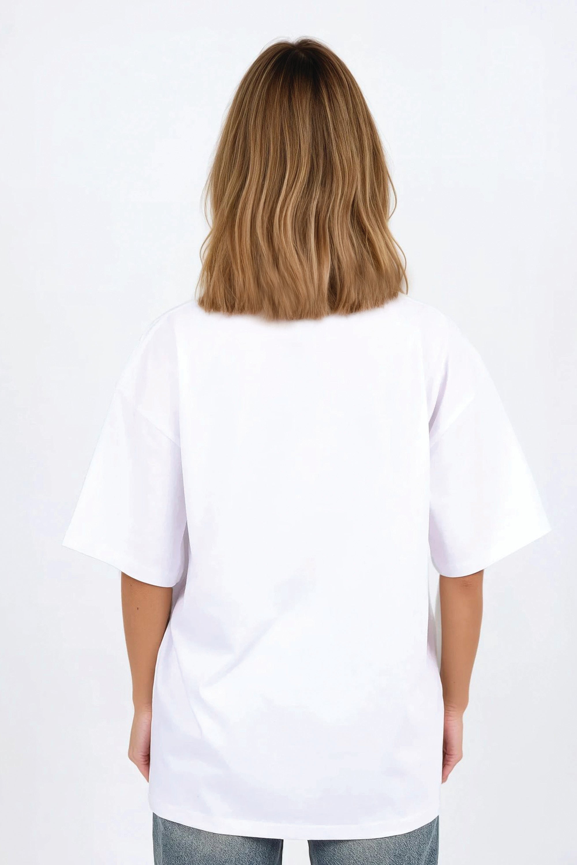 220GSM Oversized T-Shirt In Untamed Cowboy Print