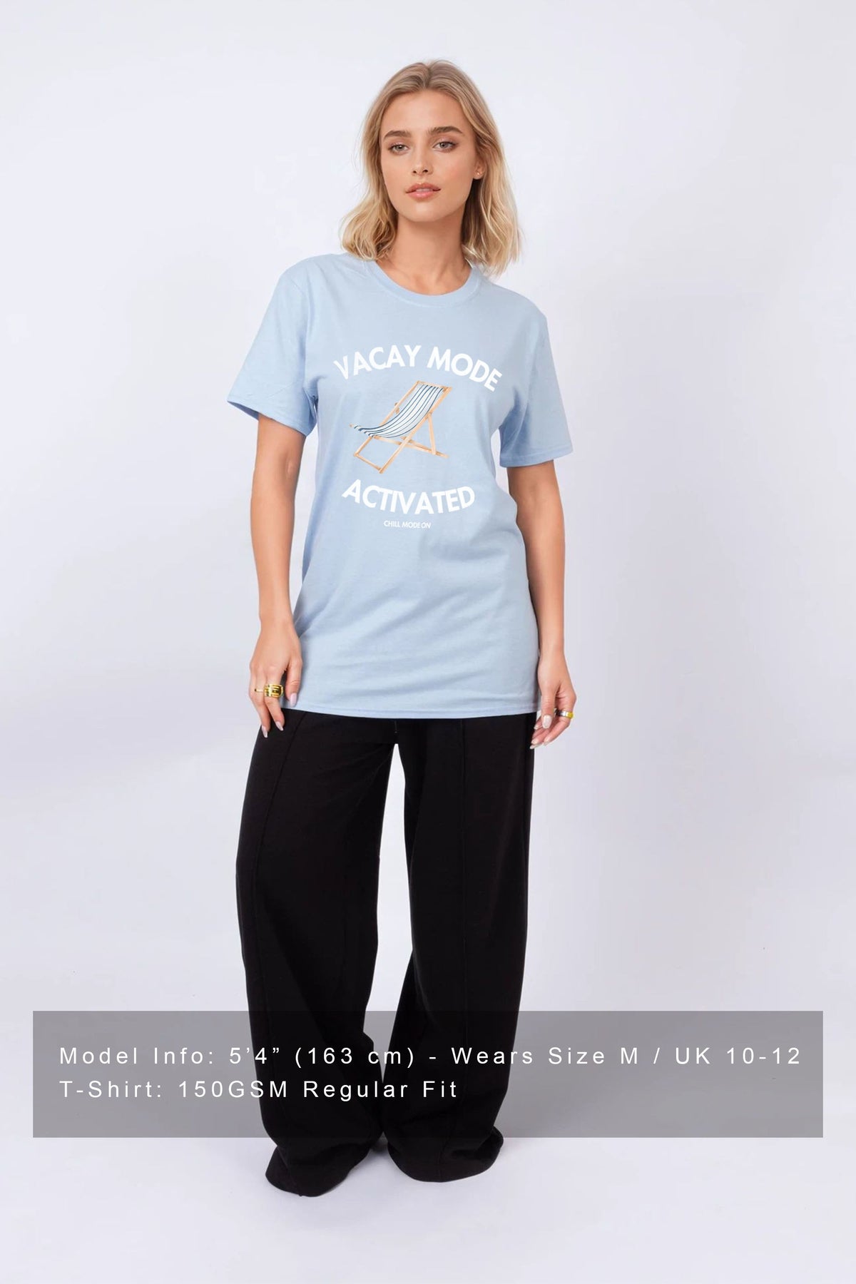 Regular Fit T-shirt in Vacay Mood Print