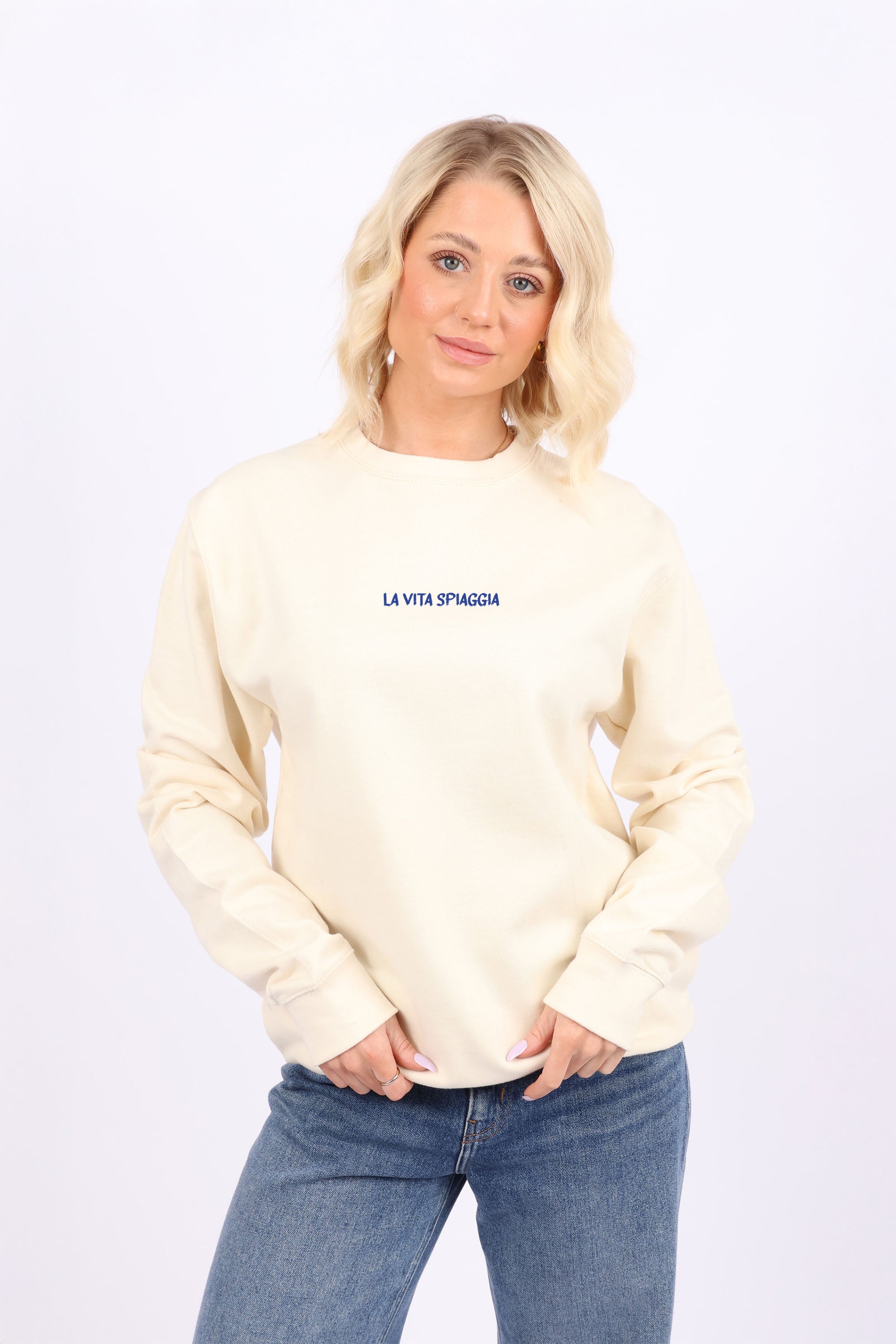 La Vita Spiaggia Printed Sweatshirt