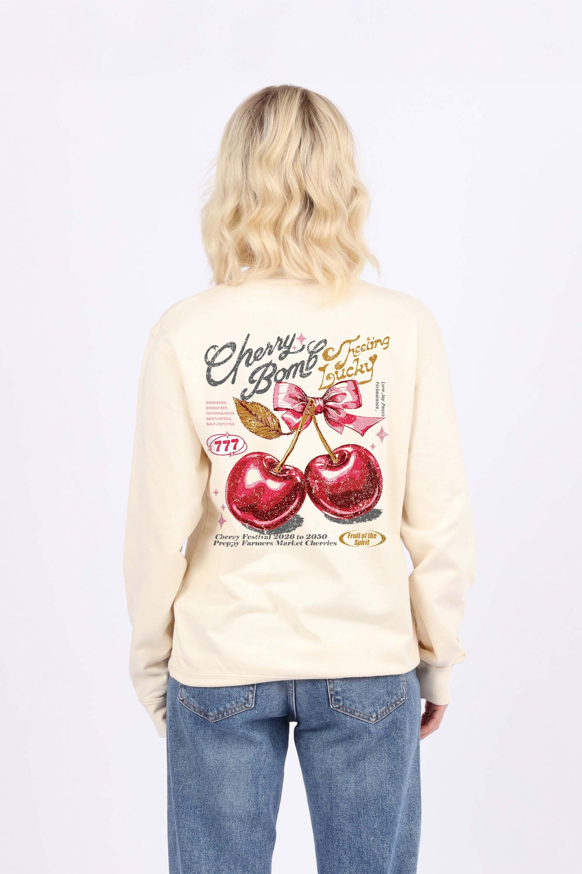 Cherry Bomb Printed Sweatshirt
