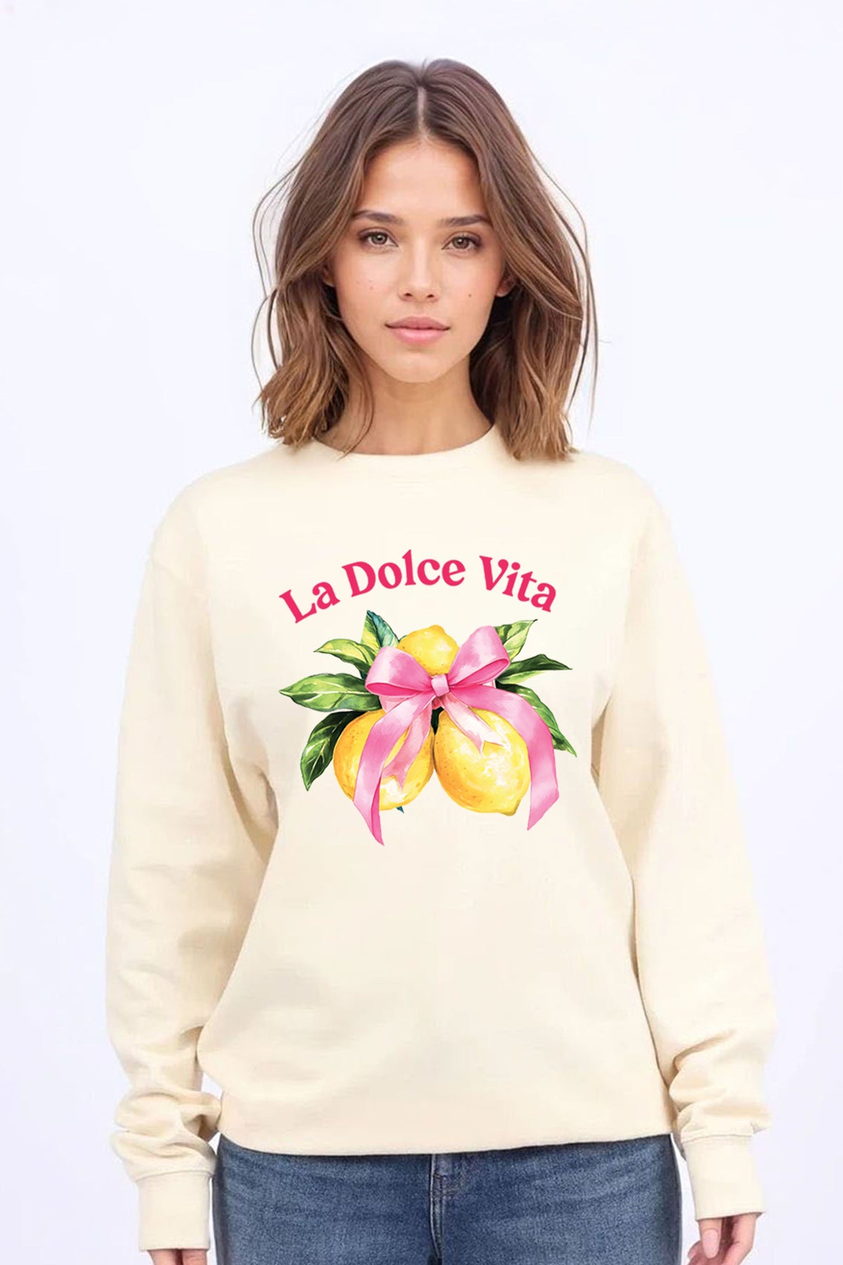 La Dolce Vita Printed Sweatshirt