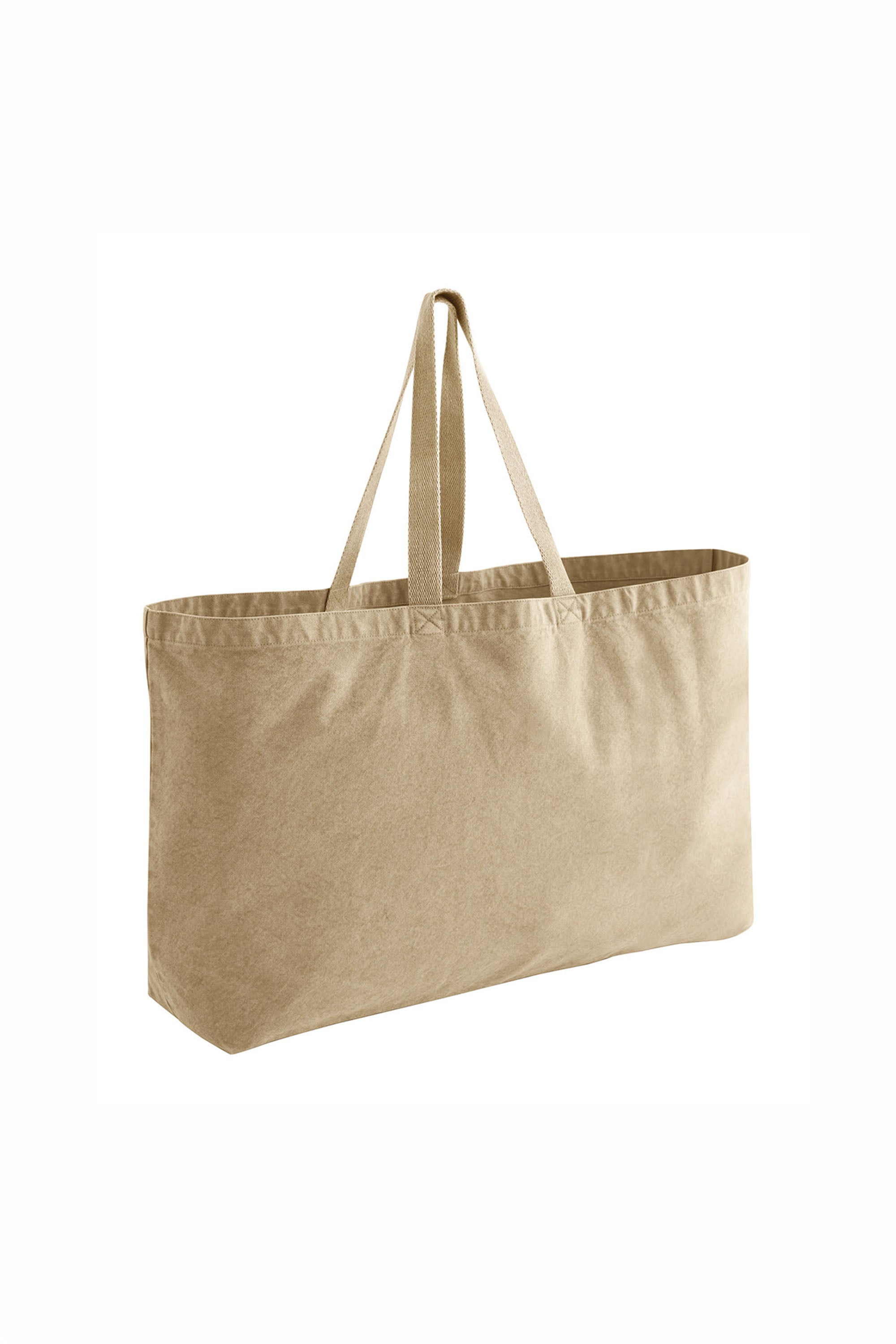 407gsm Acid Washed Oversized Cotton Tote Bag – Blank for Print Wholesale