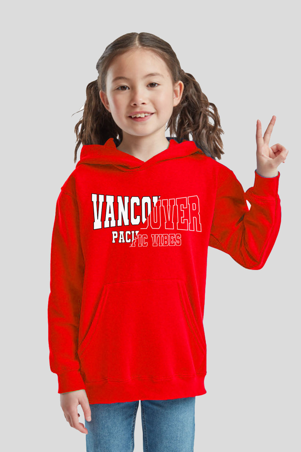 Kids Vancouver Pacific Vibes Printed Hoodie (Pack of 4)