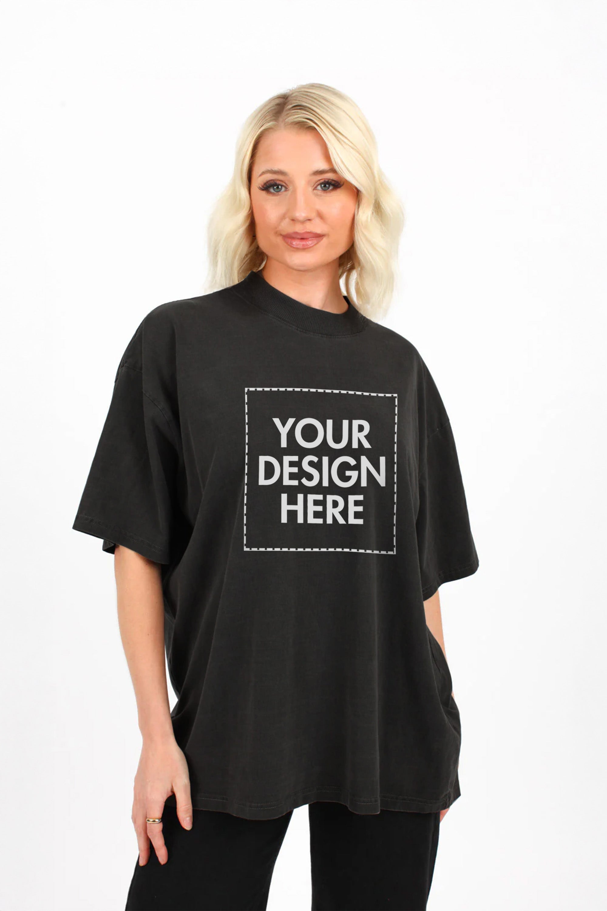 150GSM Oversized Custom Printed T-Shirt
