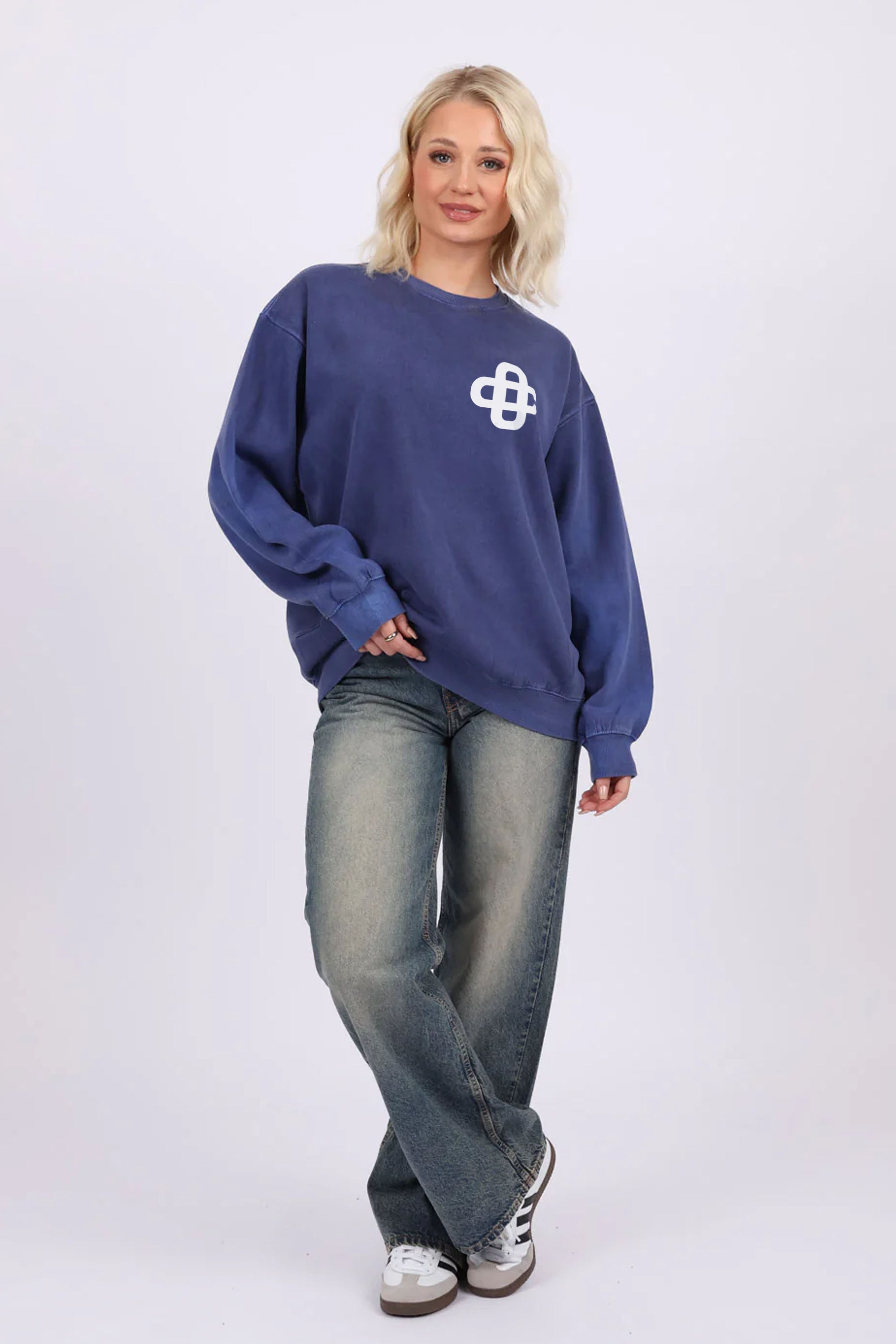 Overdye Sweatshirt In OC Logo Print