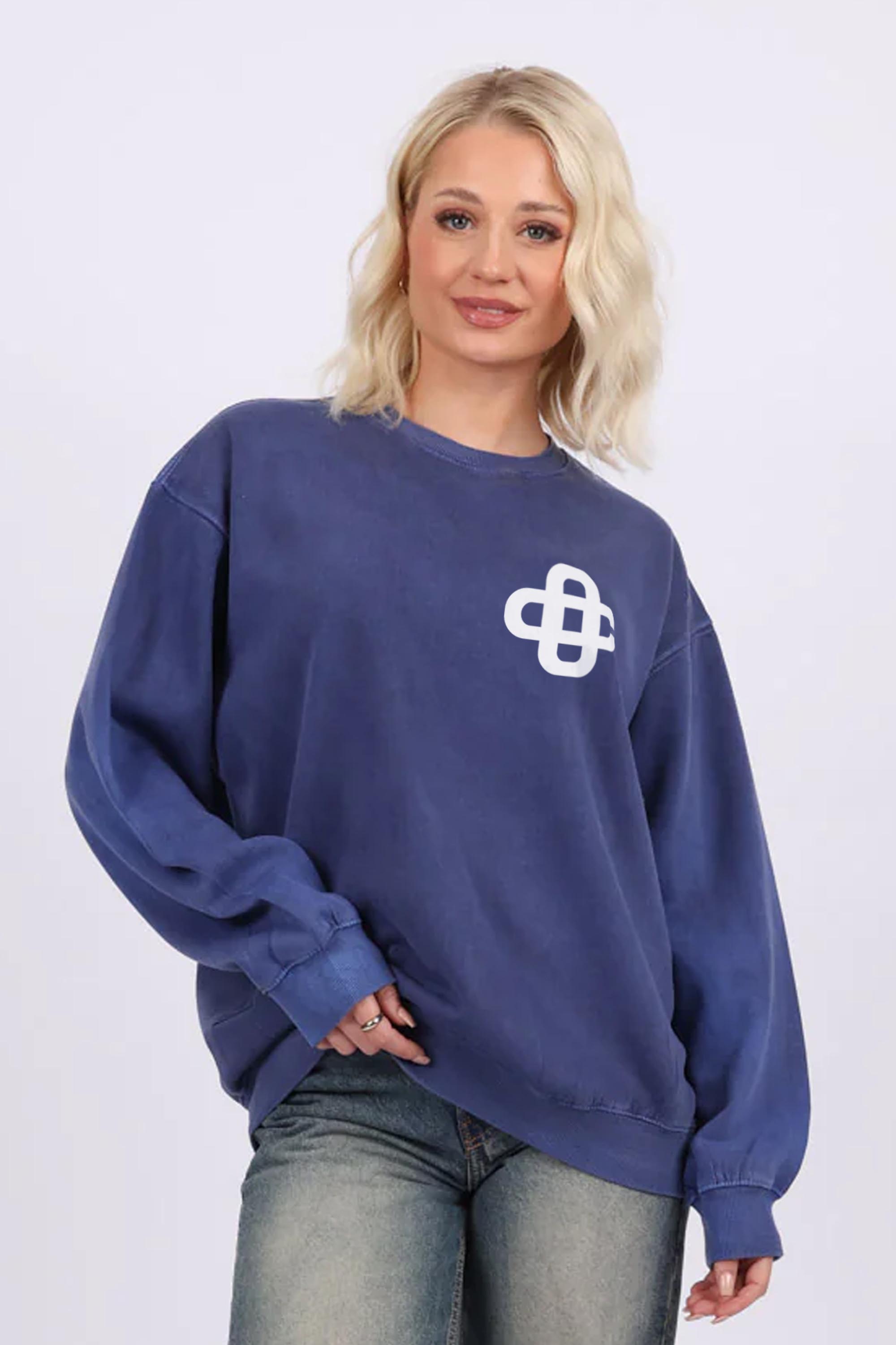 Overdye Sweatshirt In OC Logo Print