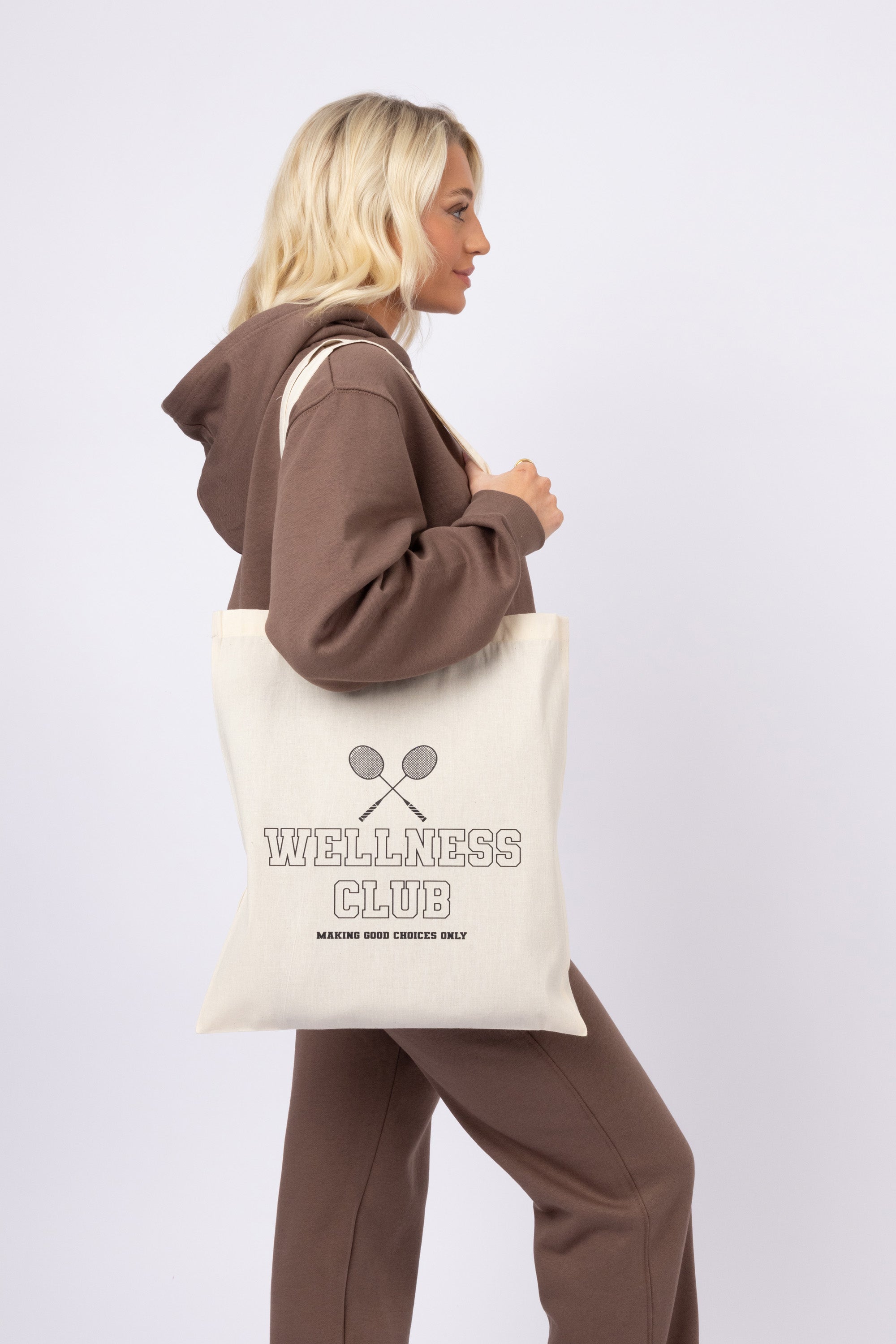 Wellness Club Printed Lightweight Canvas Bag