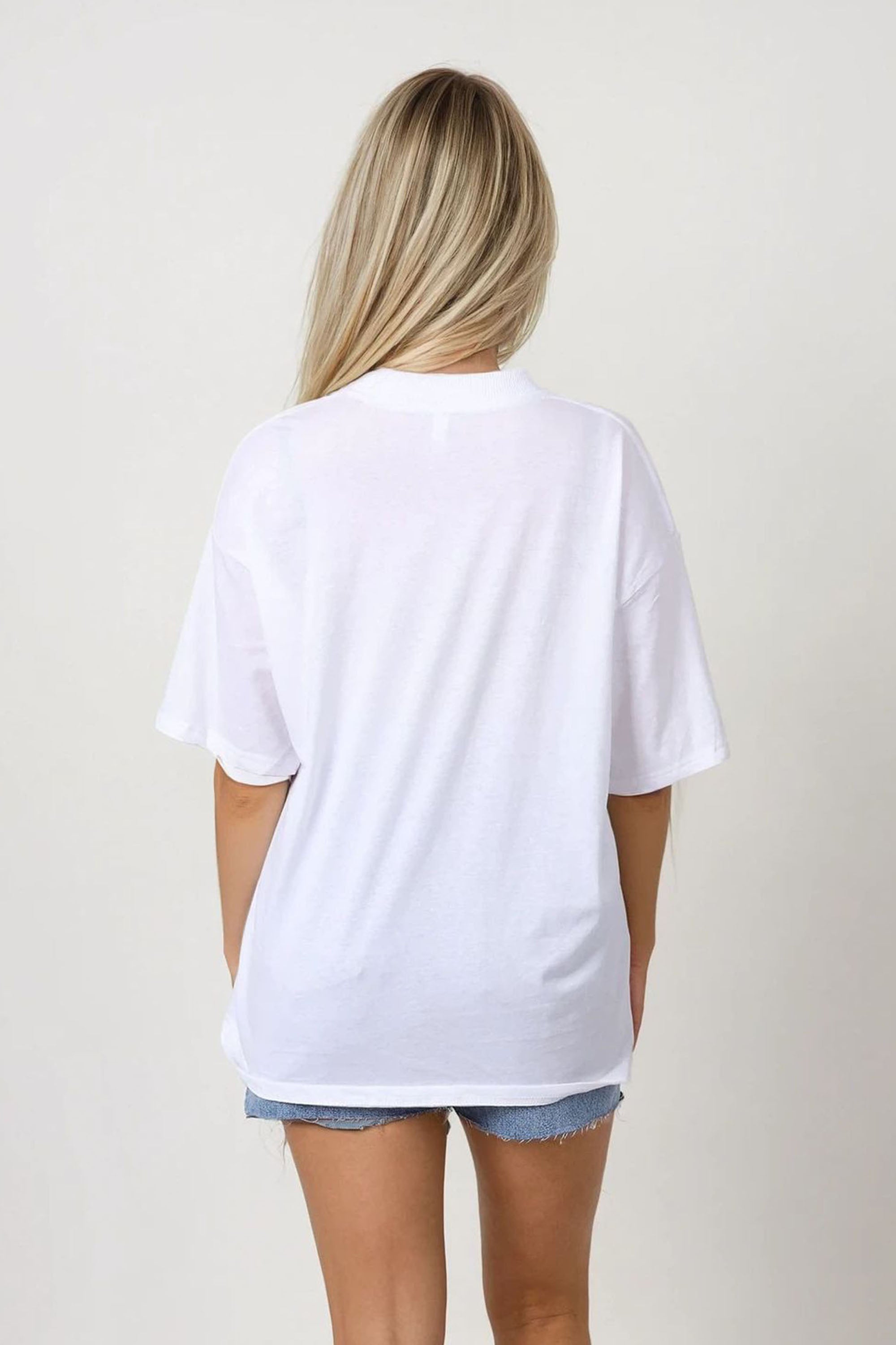 150GSM Oversized T-Shirt in Labubu Whisk Matcha Print