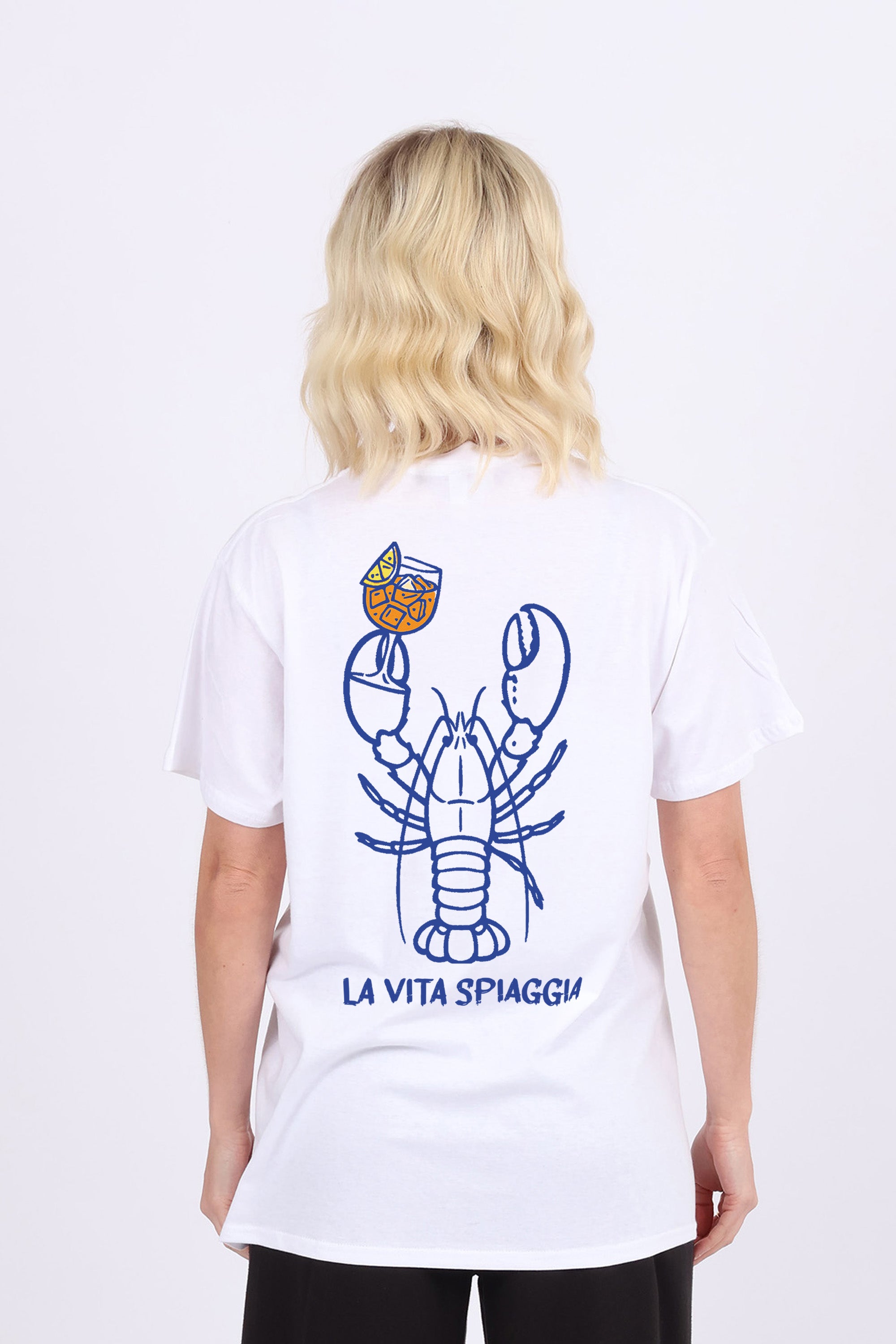 La Vita Spiaggia Printed T-shirt (Custom Pack)