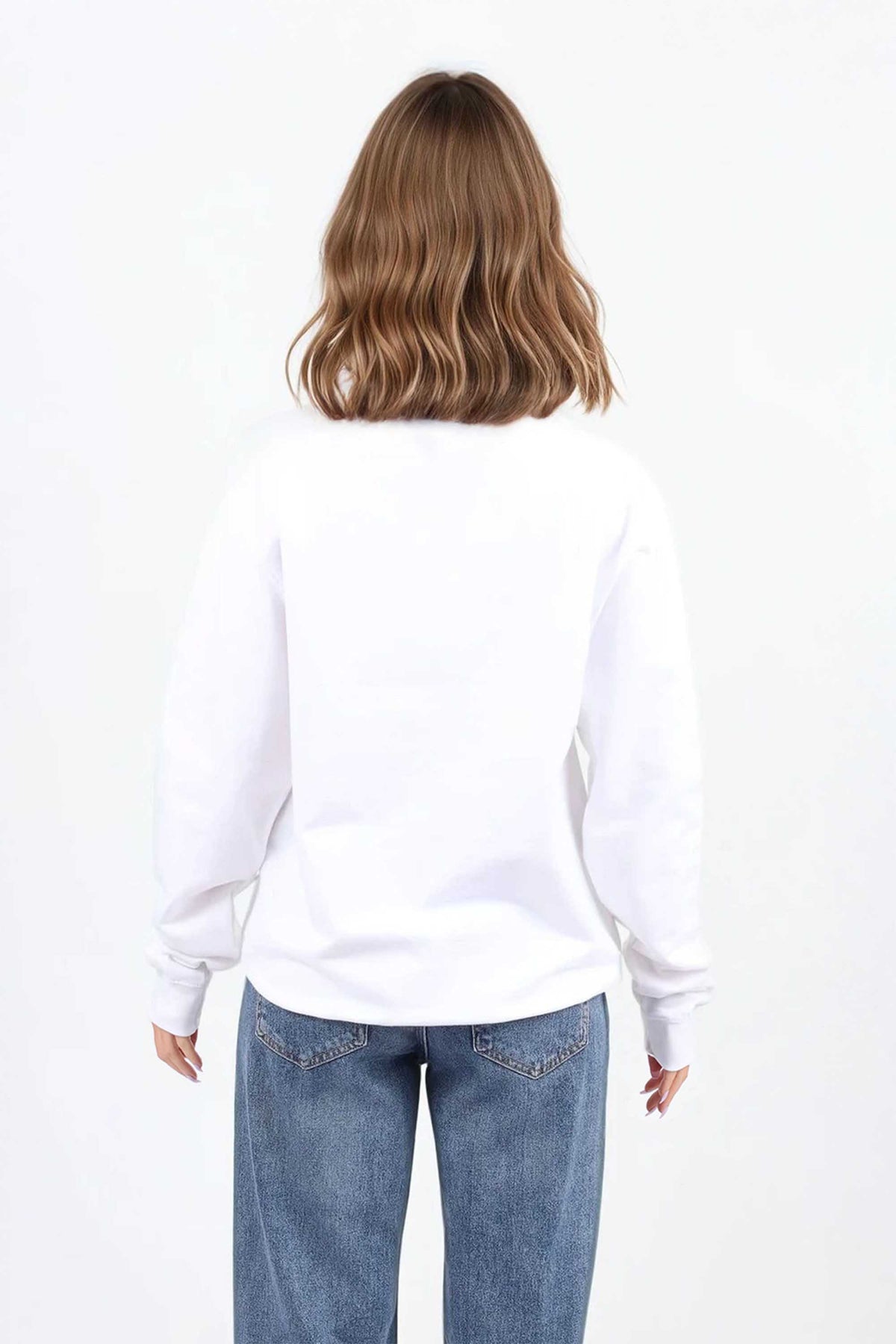 Valentine Cupid Graphic Printed Sweatshirt