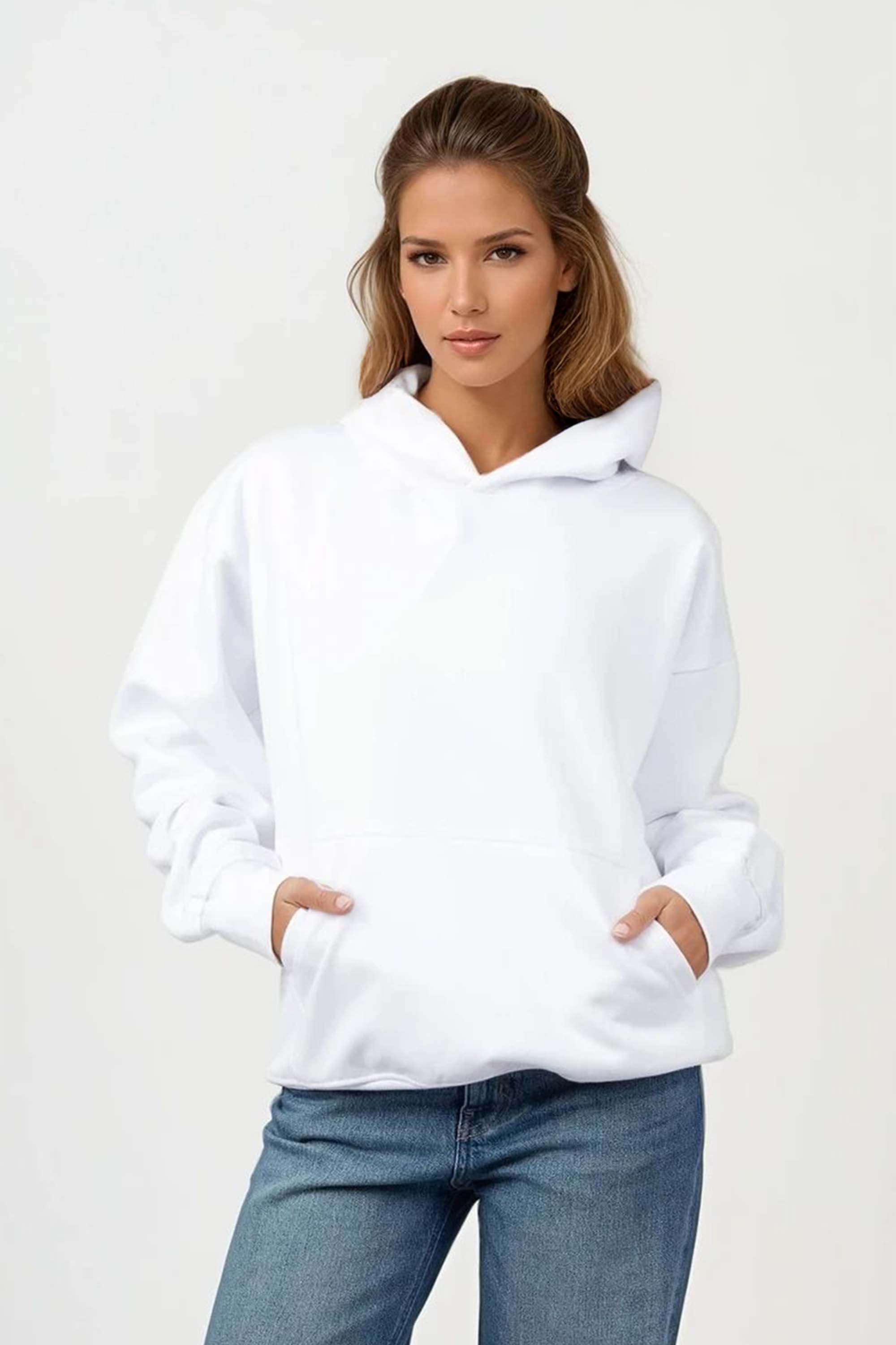 Premium 450GSM Heavyweight Pullover Plain Hoodie