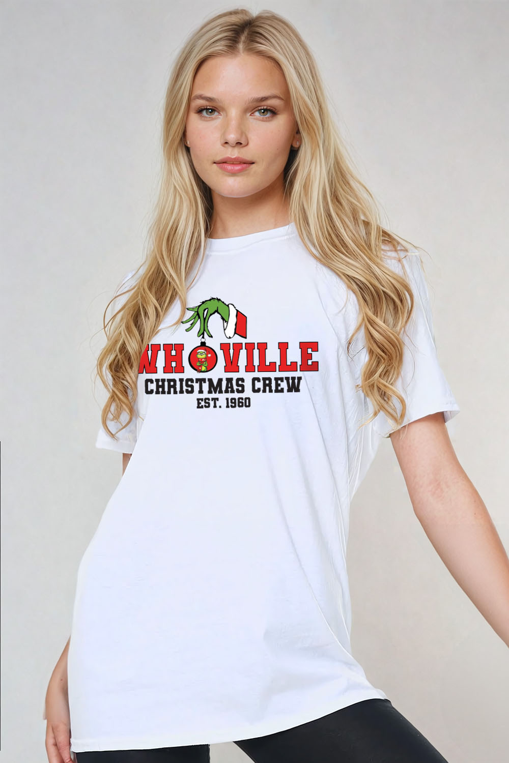 Whoville Christmas Crew Printed T-Shirt