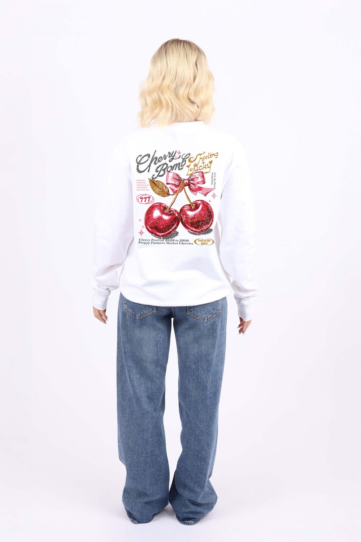 Cherry Bomb Printed Sweatshirt