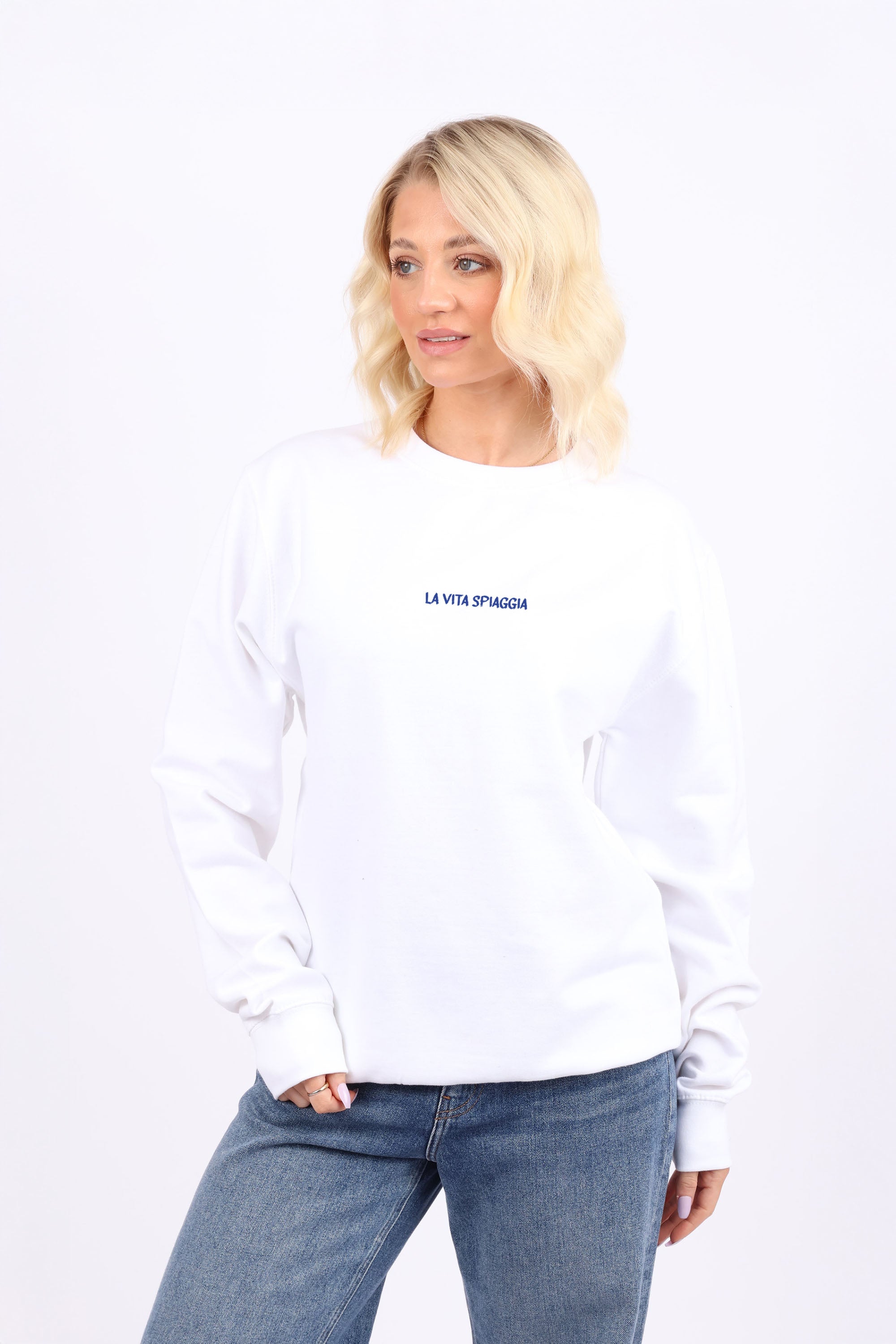 La Vita Spiaggia Printed Sweatshirt