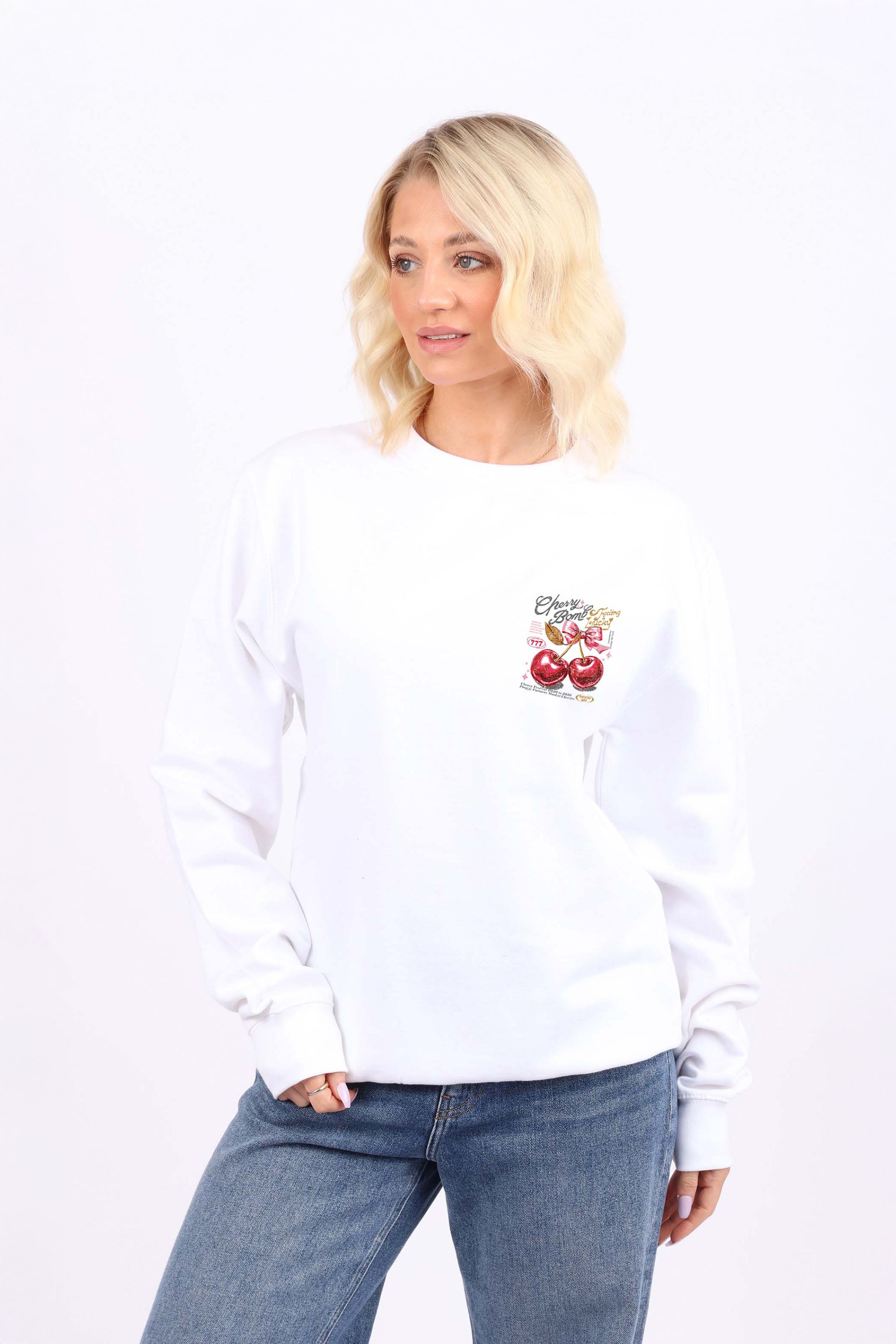 Cherry Bomb Printed Sweatshirt