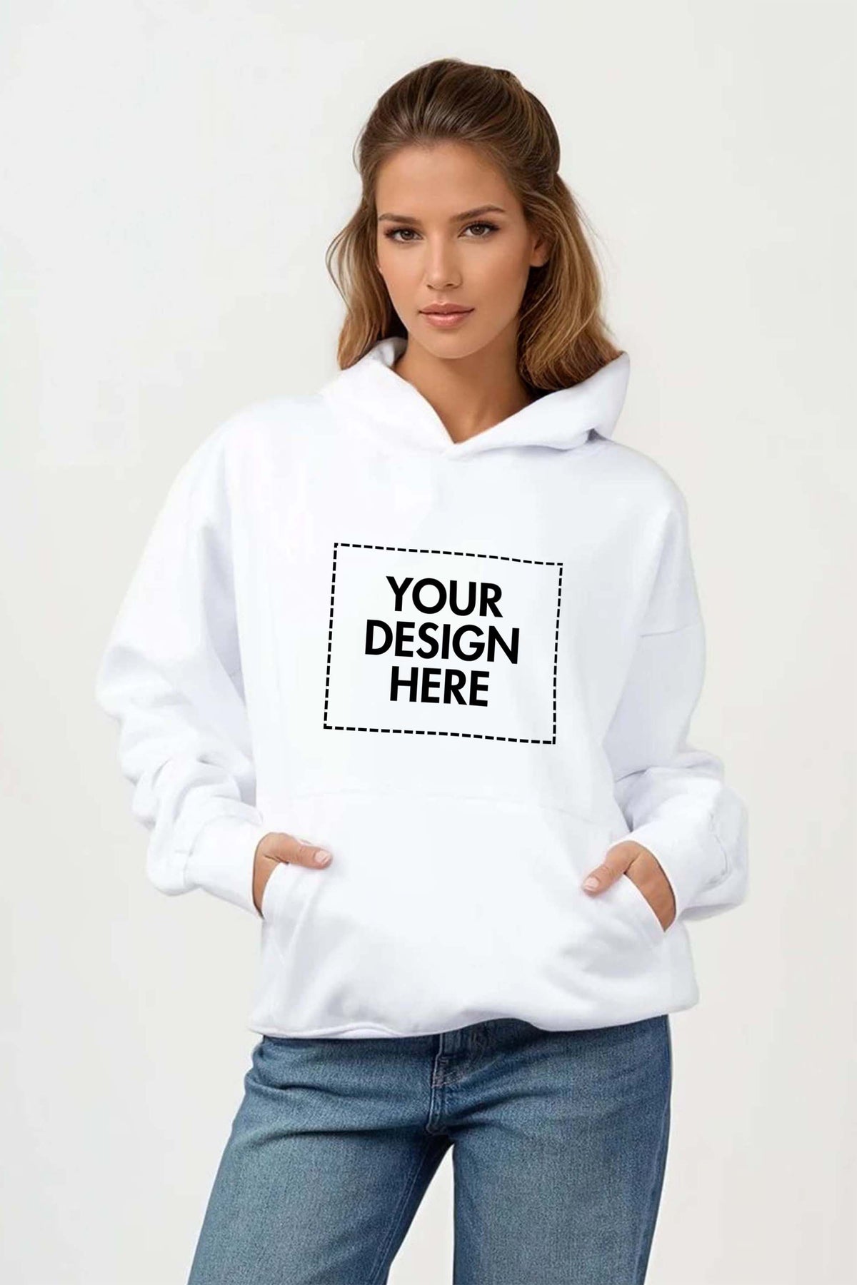 Premium 450GSM Heavyweight Pullover Custom Hoodie