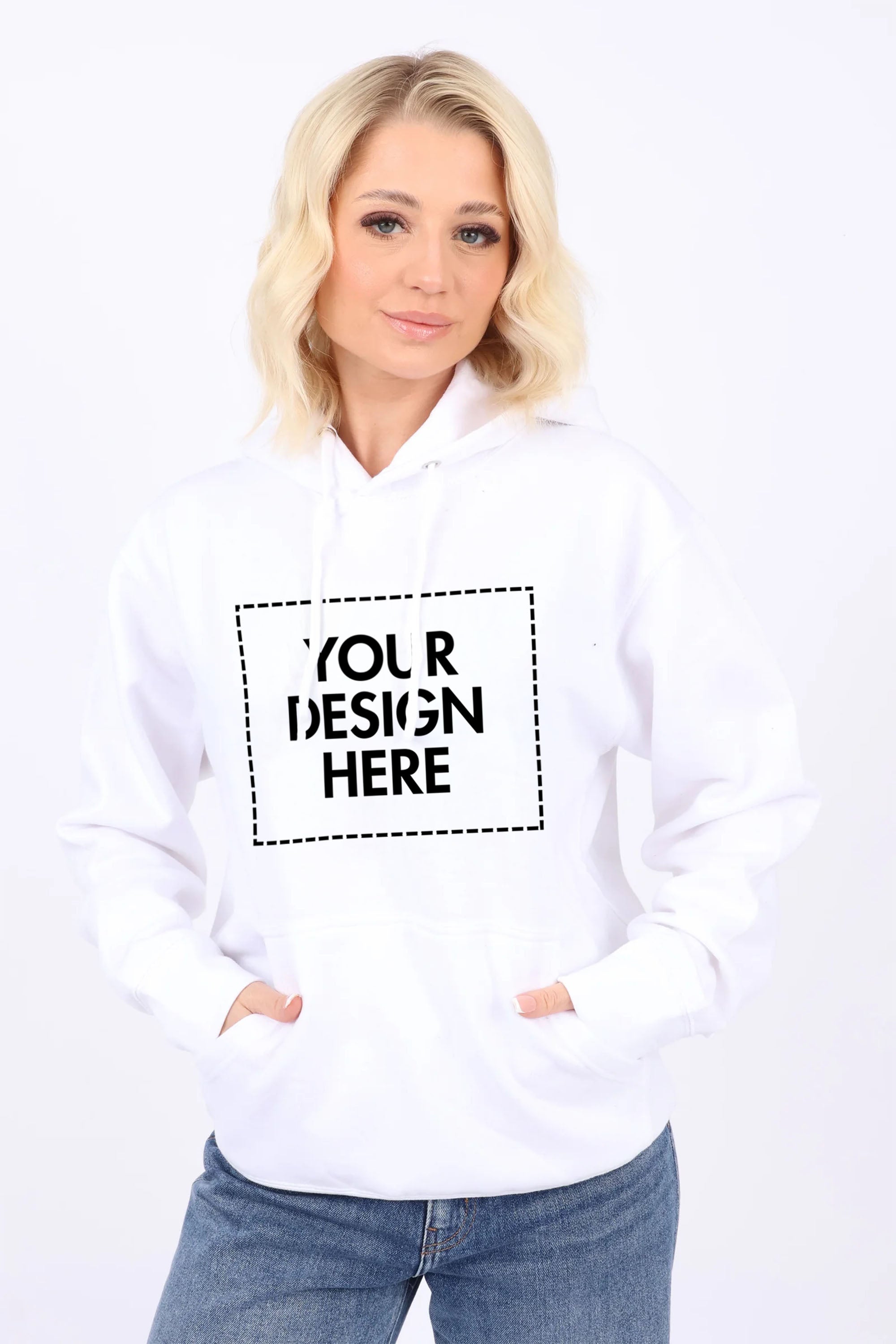 Unisex Dry Blend Custom Printed Hoodies