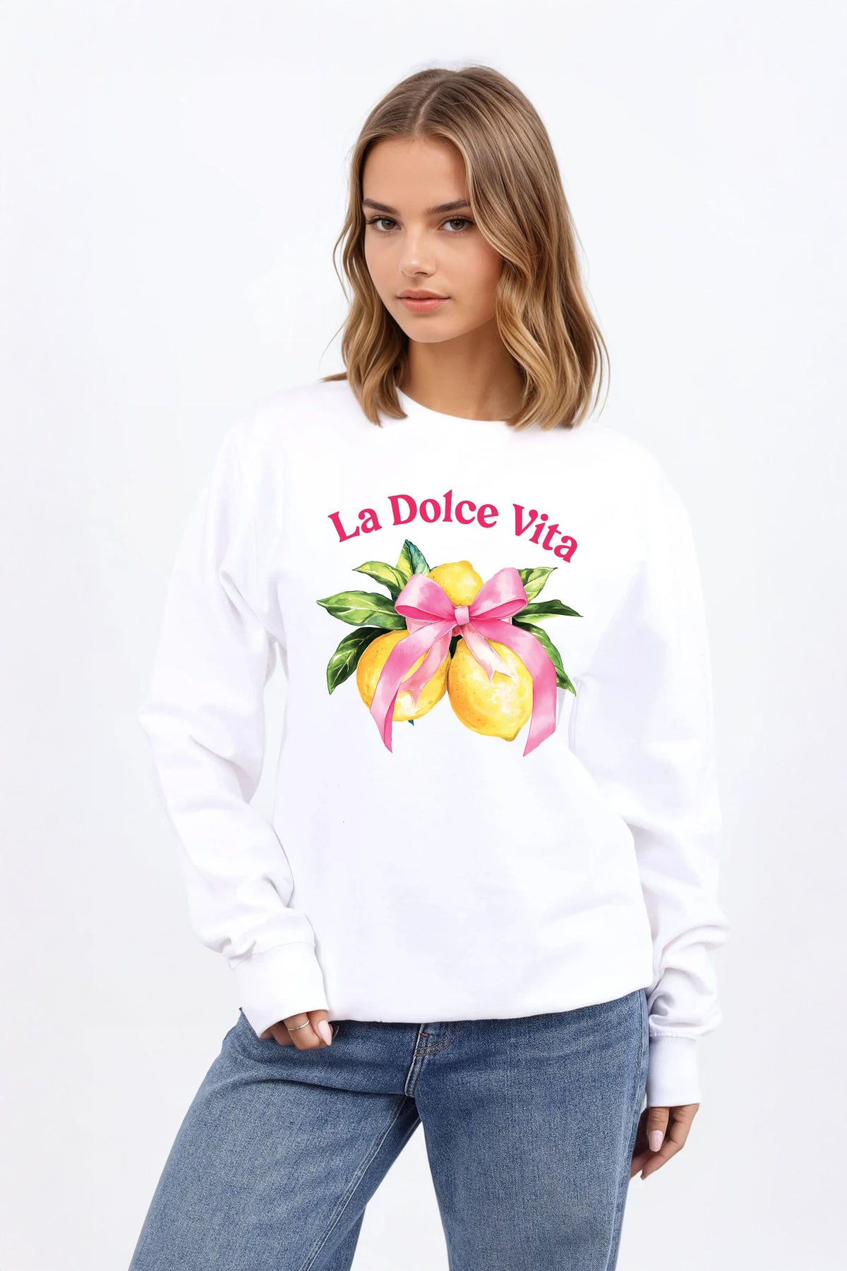 La Dolce Vita Printed Sweatshirt
