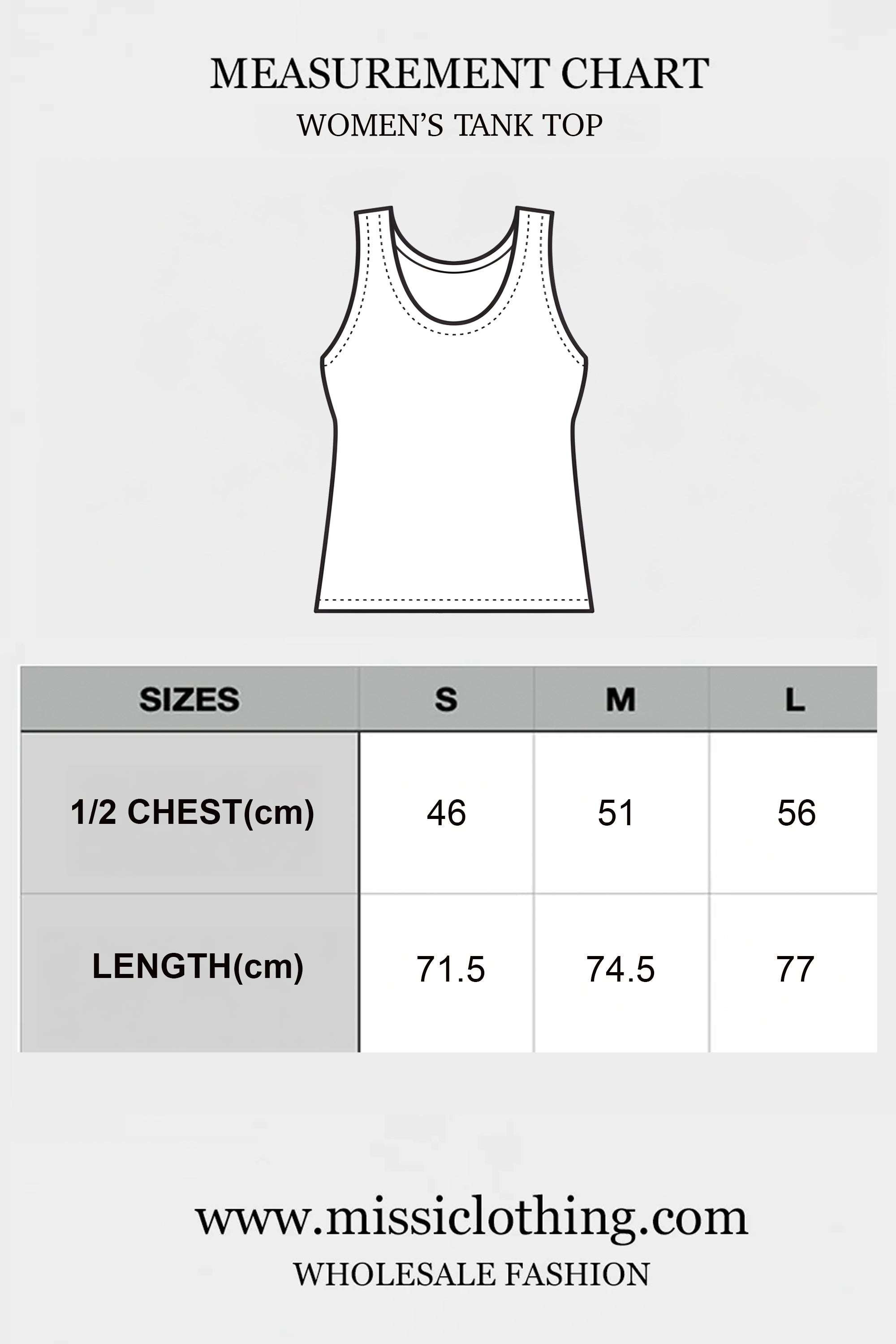 Women's Tank Top Sample