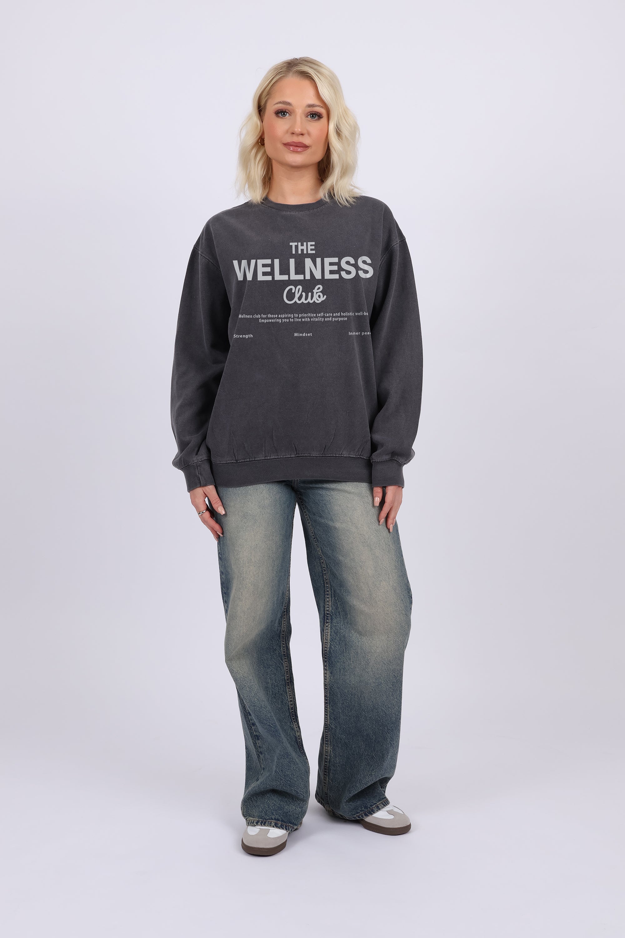 Overdye Sweatshirt In The Wellness Club Print