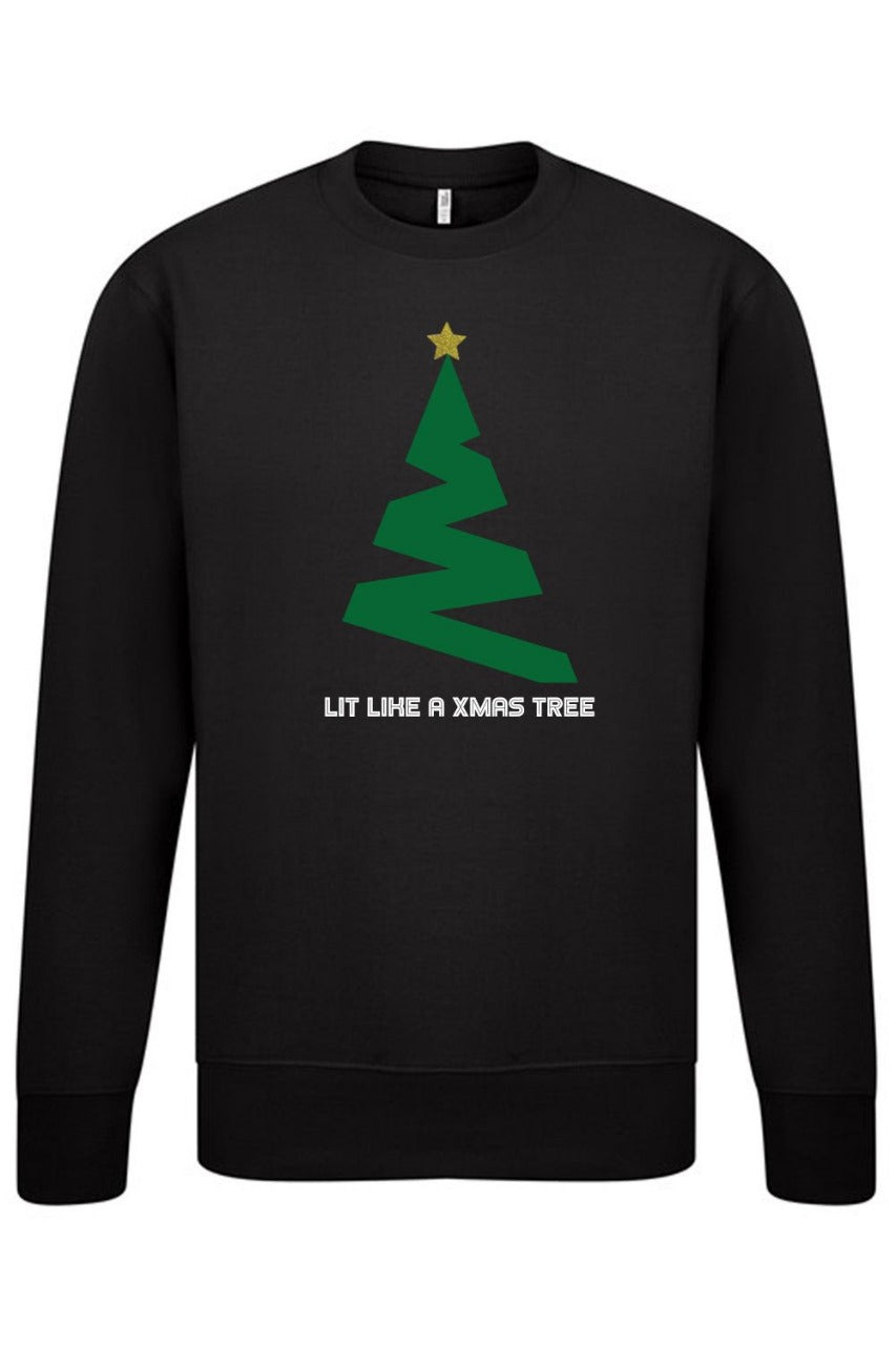 LIT LIKE A XMAS TREE SWEATSHIRT (PACK OF 4)