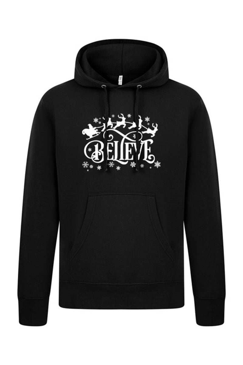 BELIEVE PRINT CHRISTMAS HOODIE (PACK of 4)