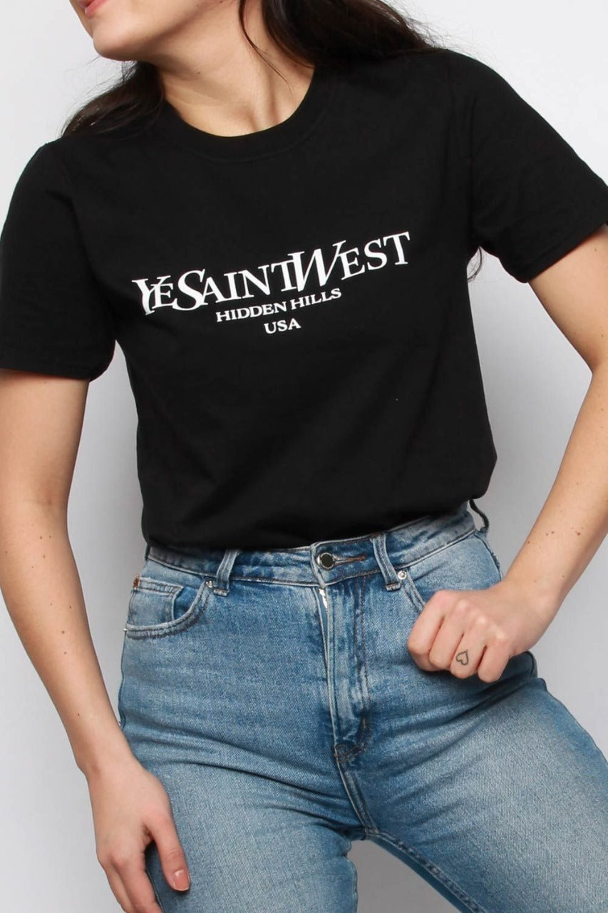 Ye Saint West Slogan Printed T-Shirt (Pack of 6)