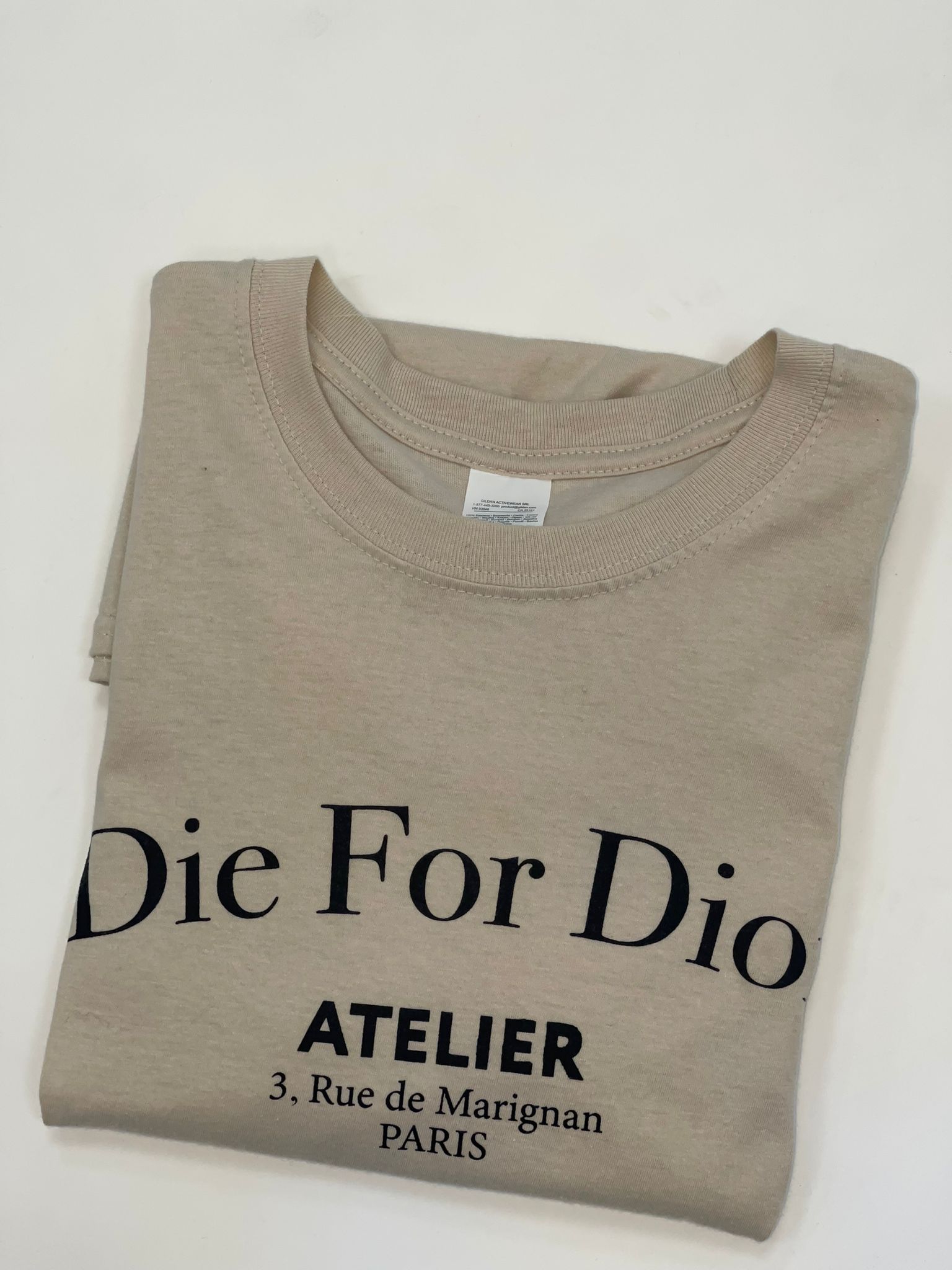 Die For Dior Slogan Oversized T-Shirt (Pack of 6)
