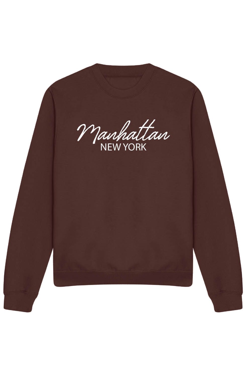 MANHATTAN SWEATSHIRT IN CHOCOLATE FUDGE (CUSTOM PACKS)