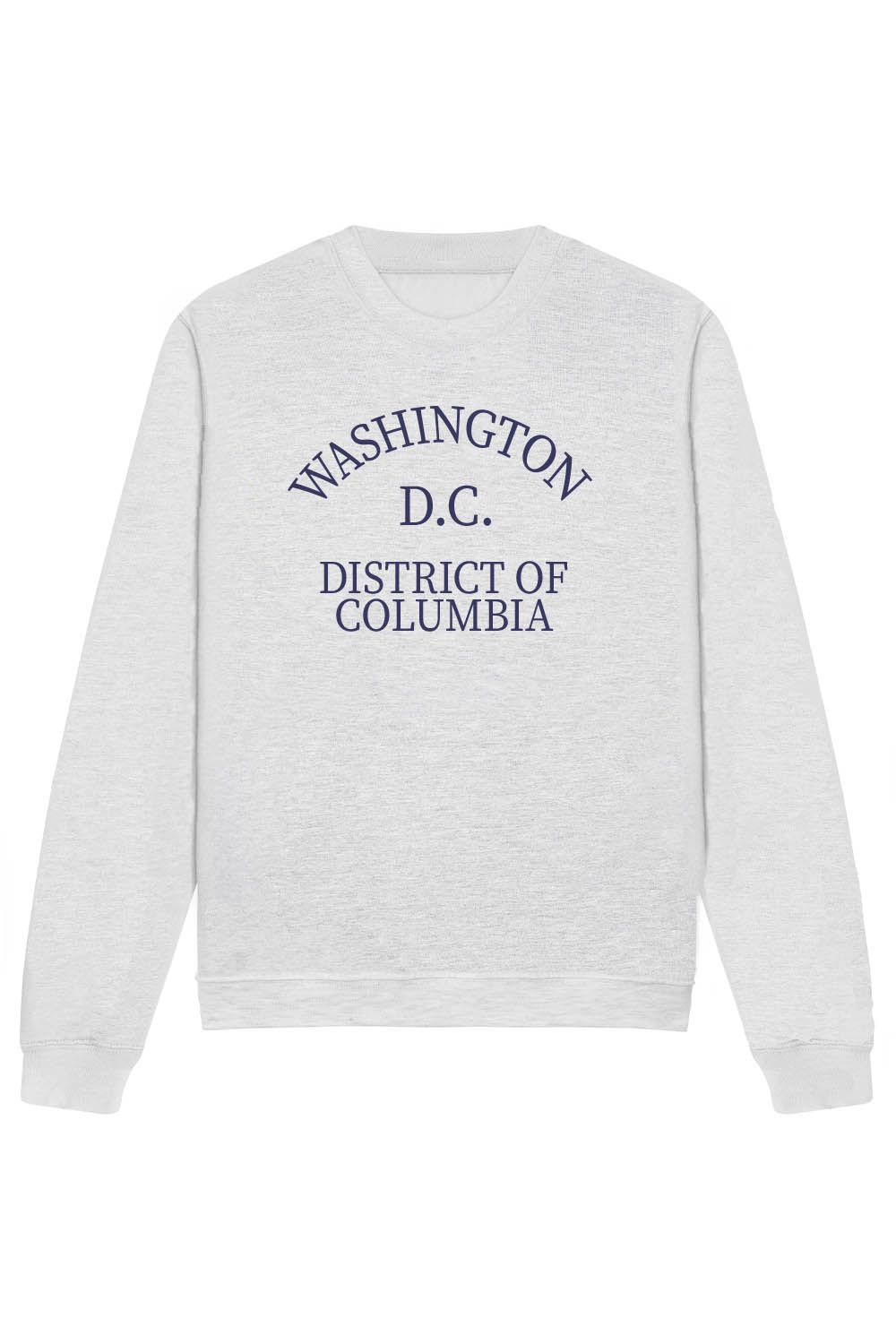 WASHINGTON D.C SWEATSHIRT IN ASH GREY (CUSTOM PACKS)