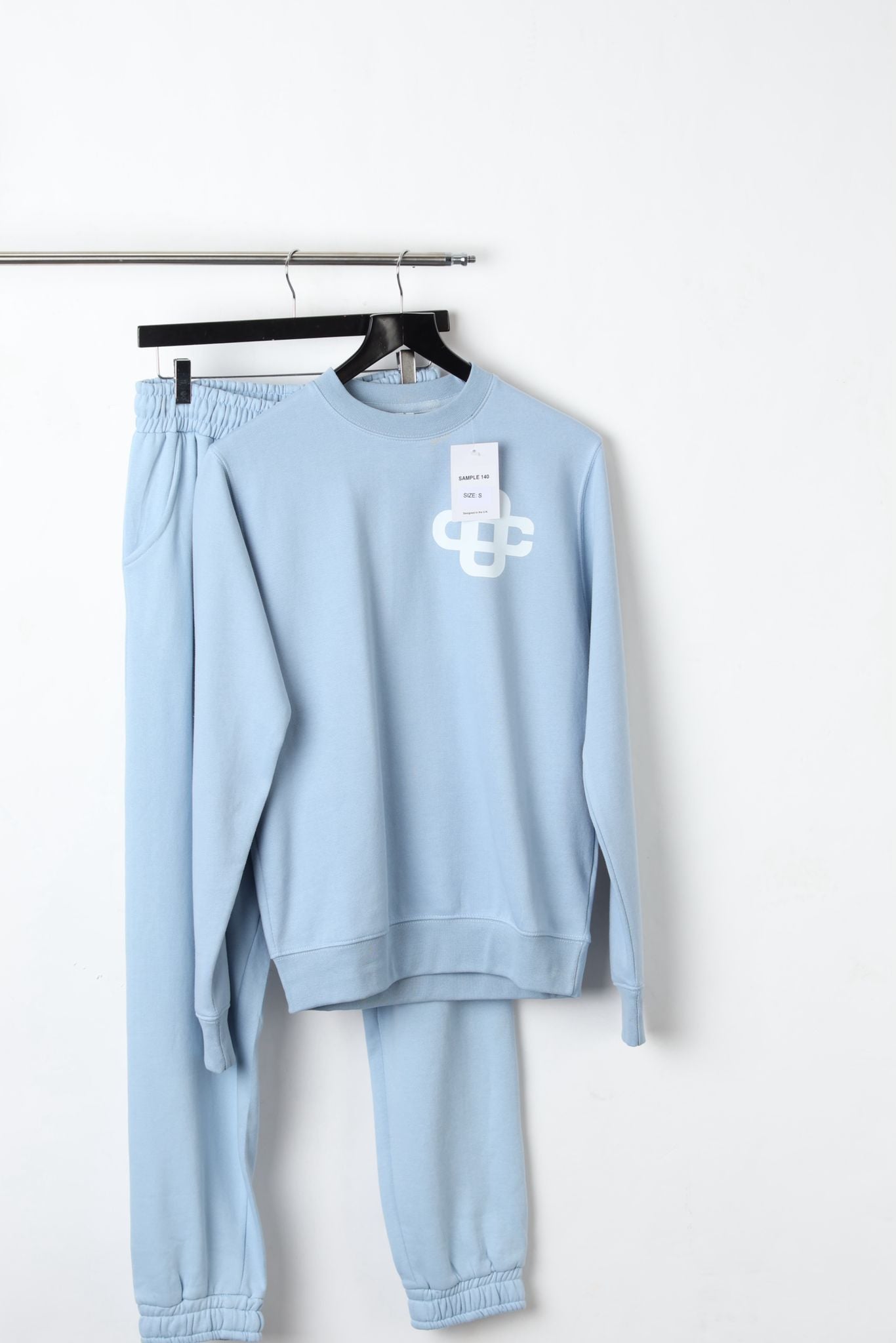 OC Printed Powder Blue Co-ord Set (Size S) – Sample