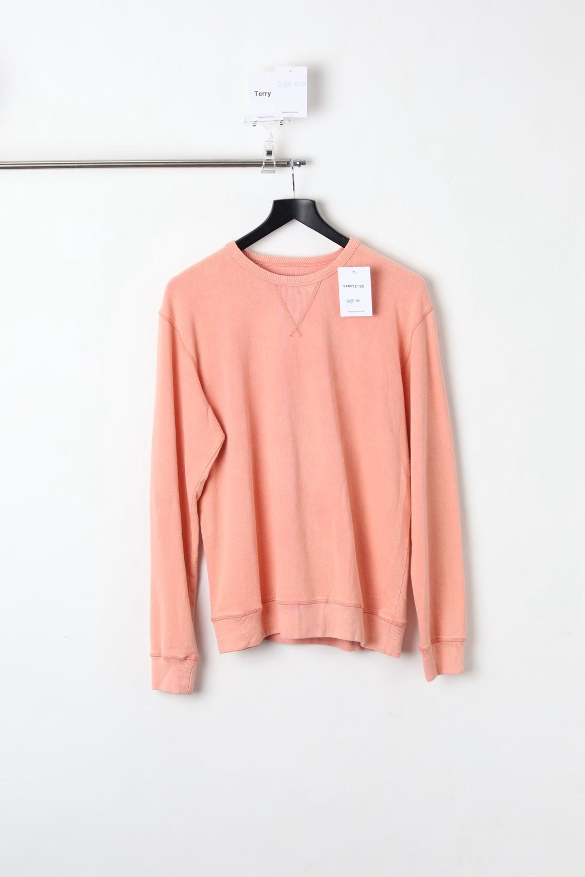 PEACH SWEATSHIRT (SIZE M)-SAMPLE