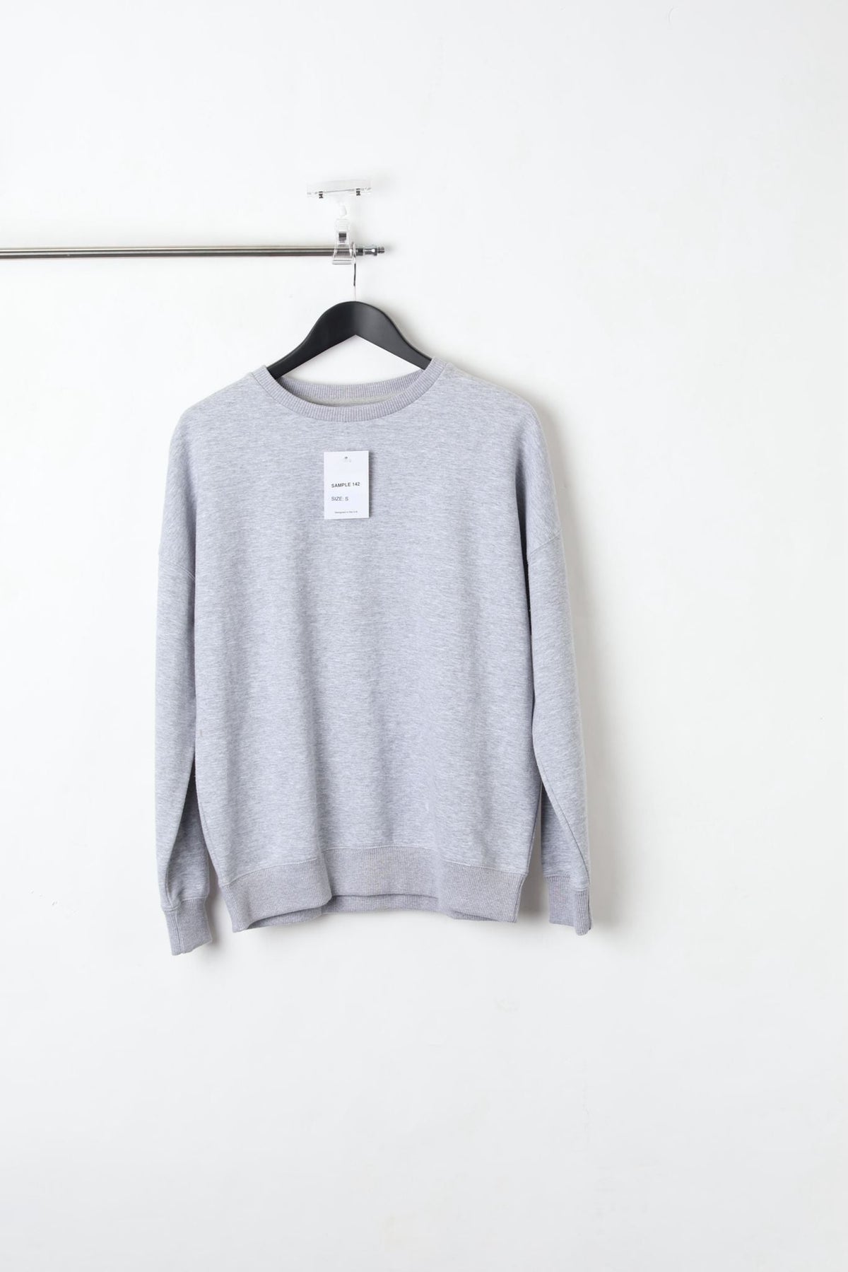 GREY SWEATSHIRT (SIZE S)-SAMPLE