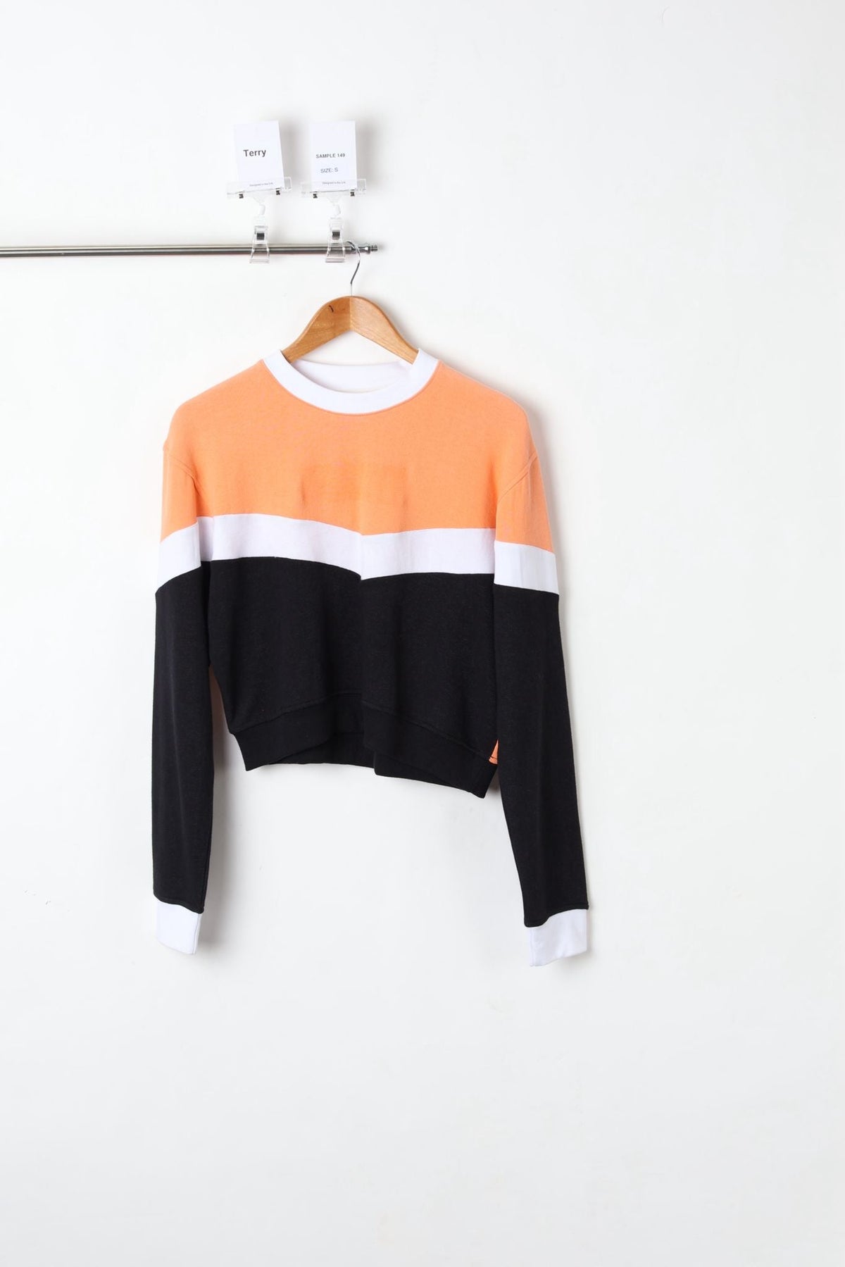 FRENCH TERRY SWEATSHIRT CUT AND SEW (SIZE S)-SAMPLE